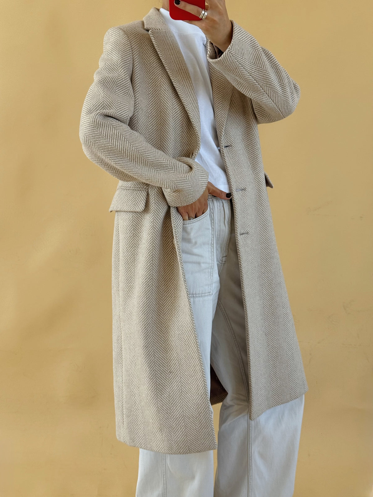 Wool Blend Coat - Size 8-10