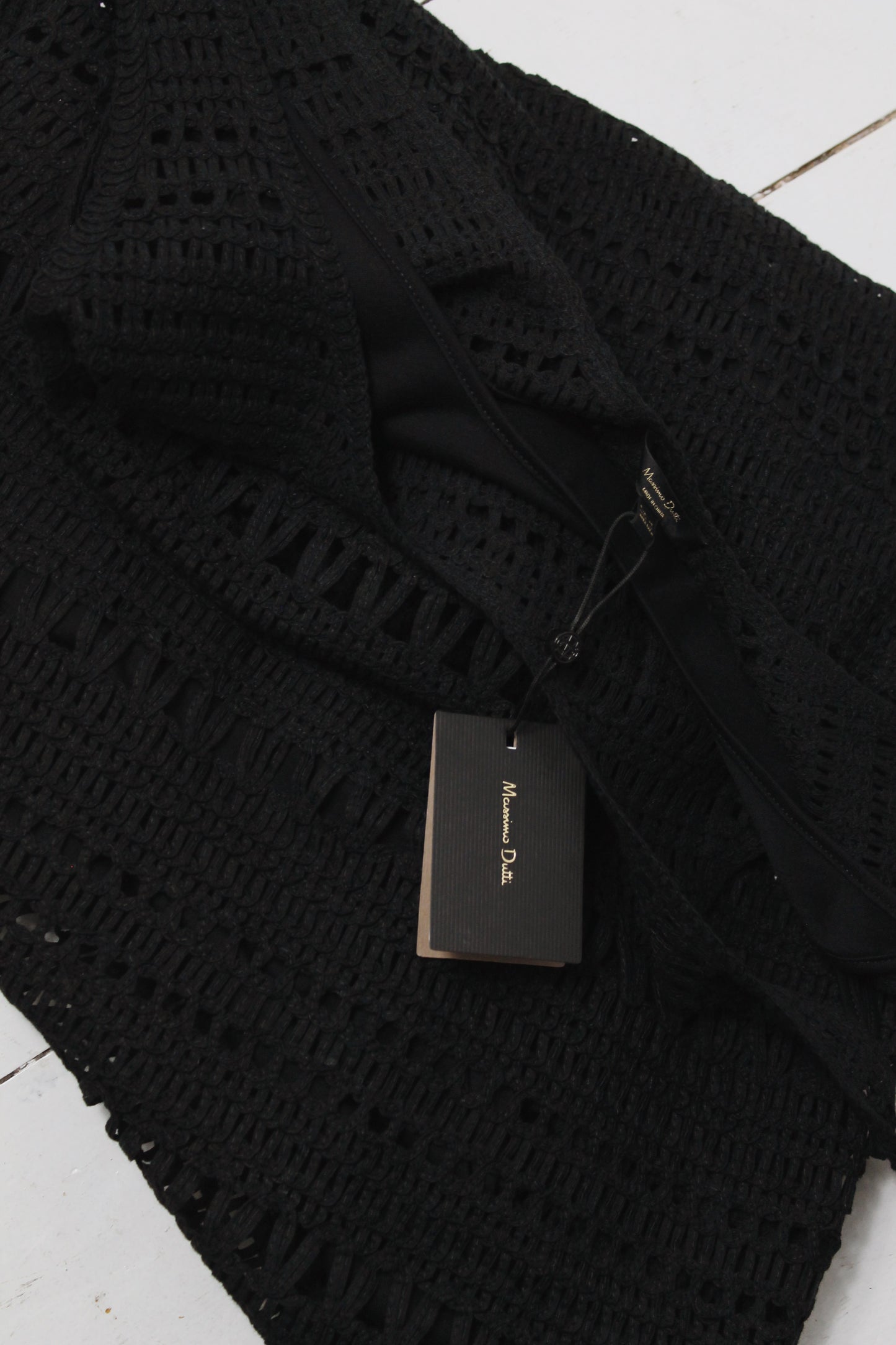 Massimo Dutti Crochet Dress - Size 8-10