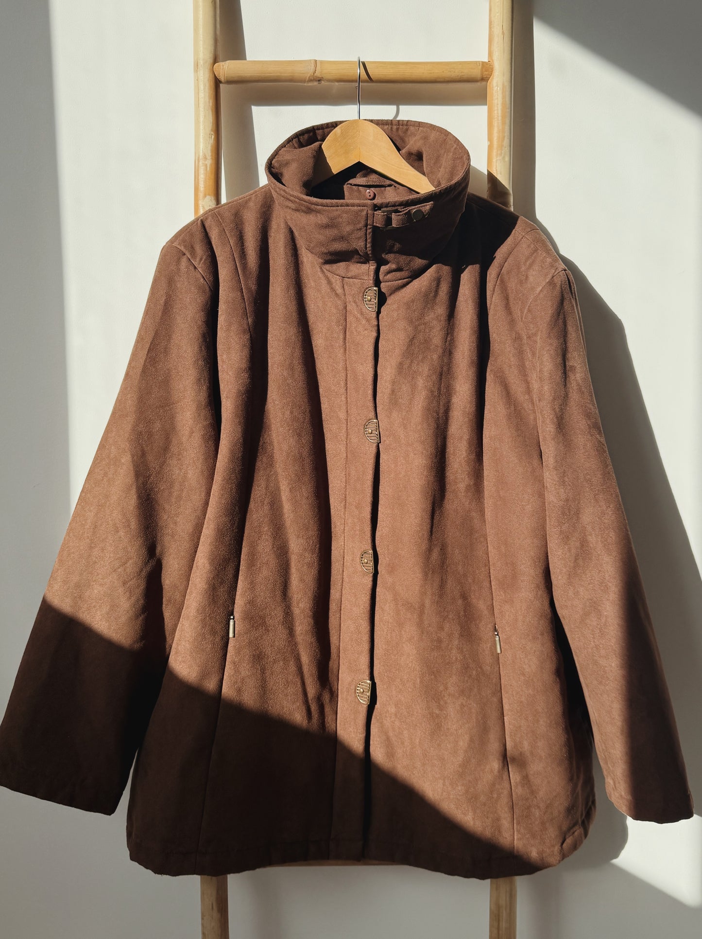 Brown Vintage Coat - Size 14-20
