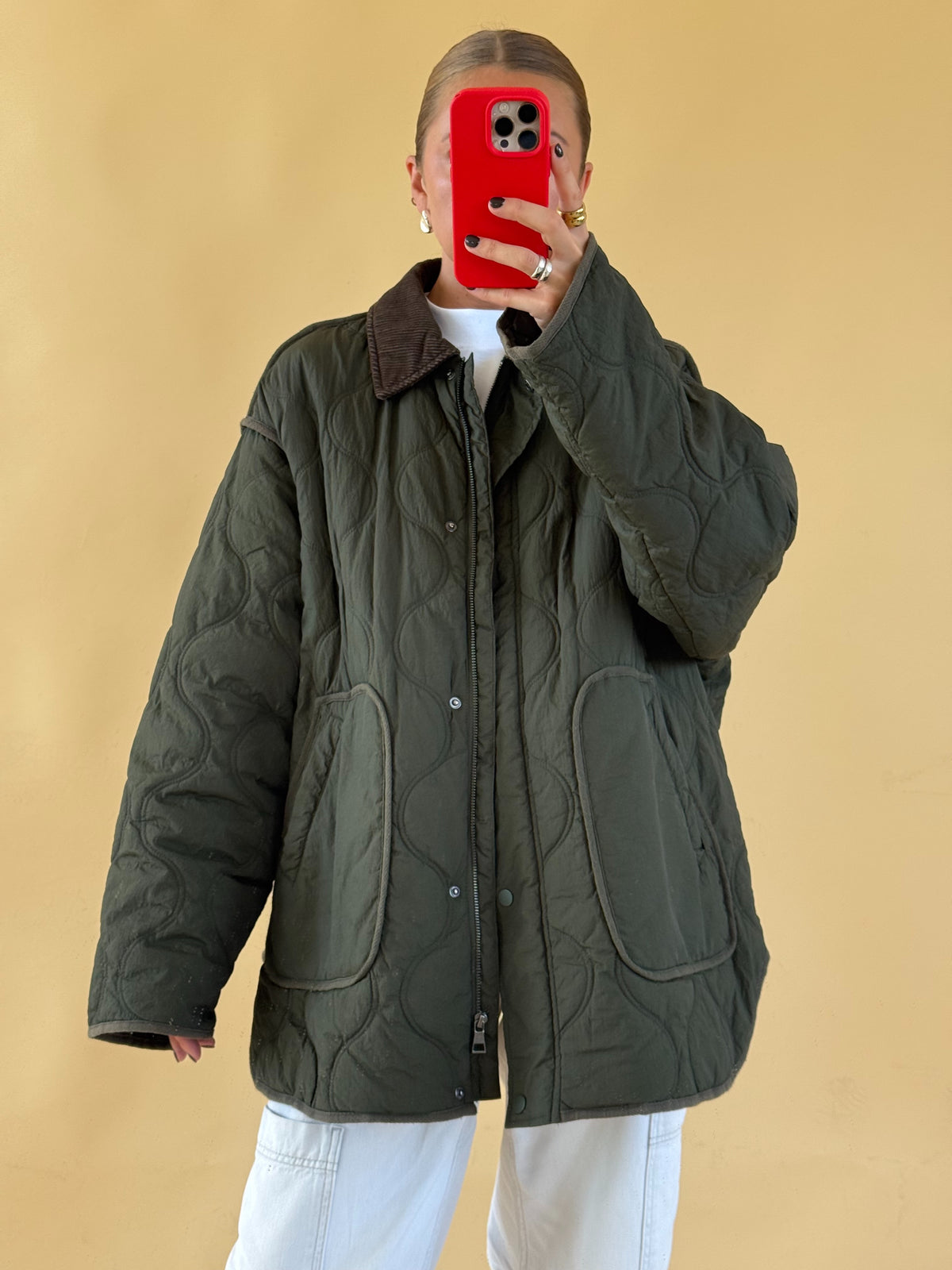 Quilted Coat - Size XL