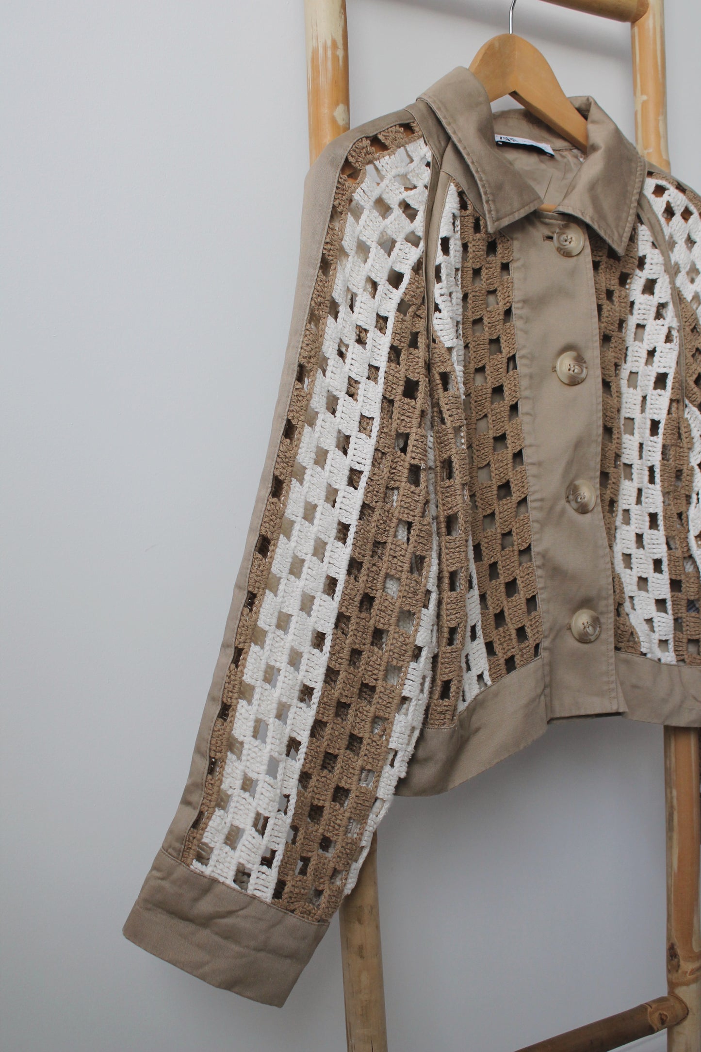 Crochet Style Jacket - Size S