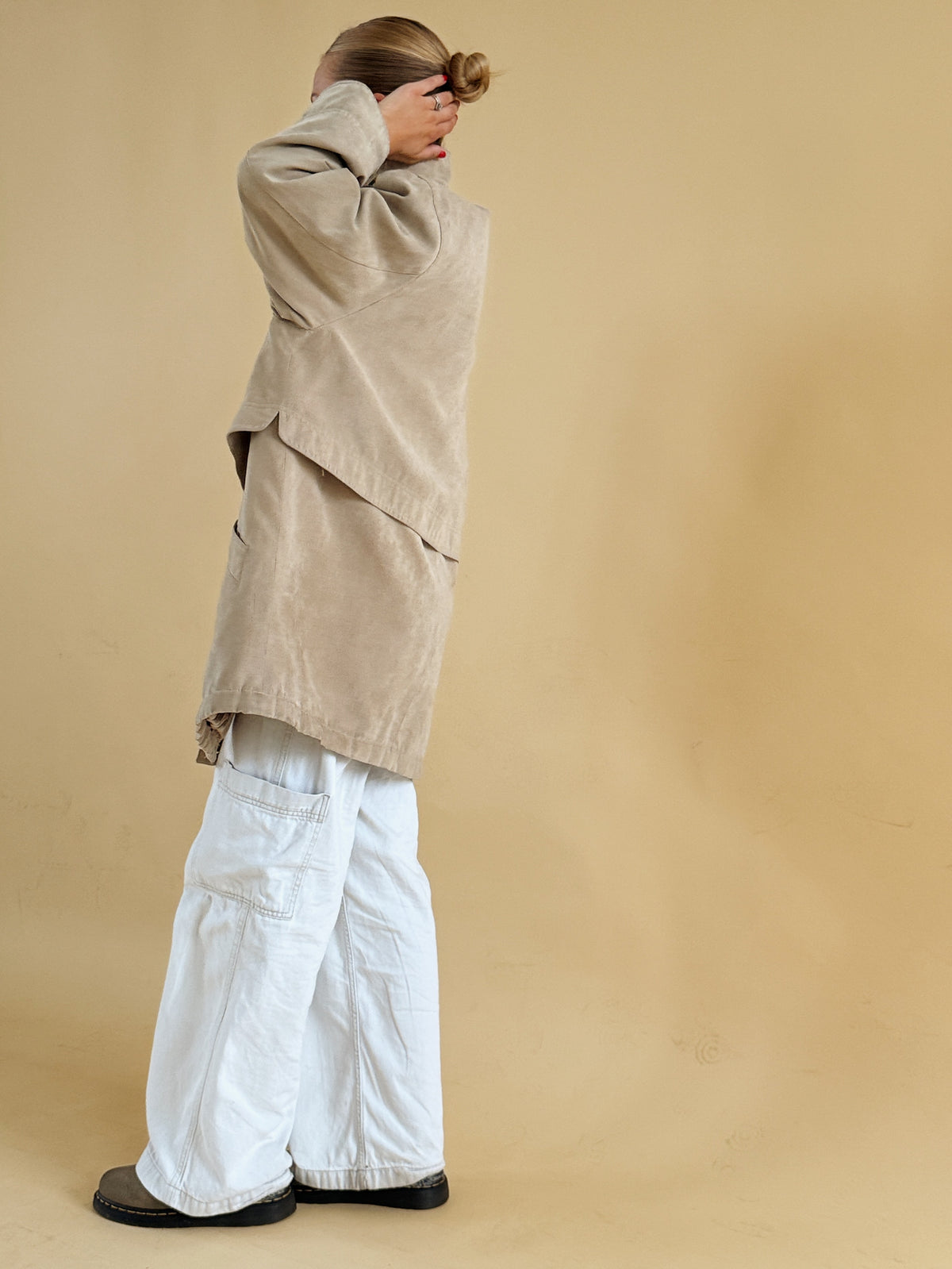 Vintage Khaki Jacket - Free Size