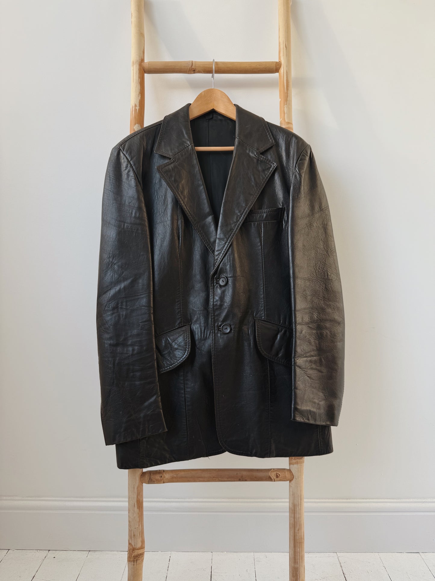 Real Leather Jacket - Size 10-14