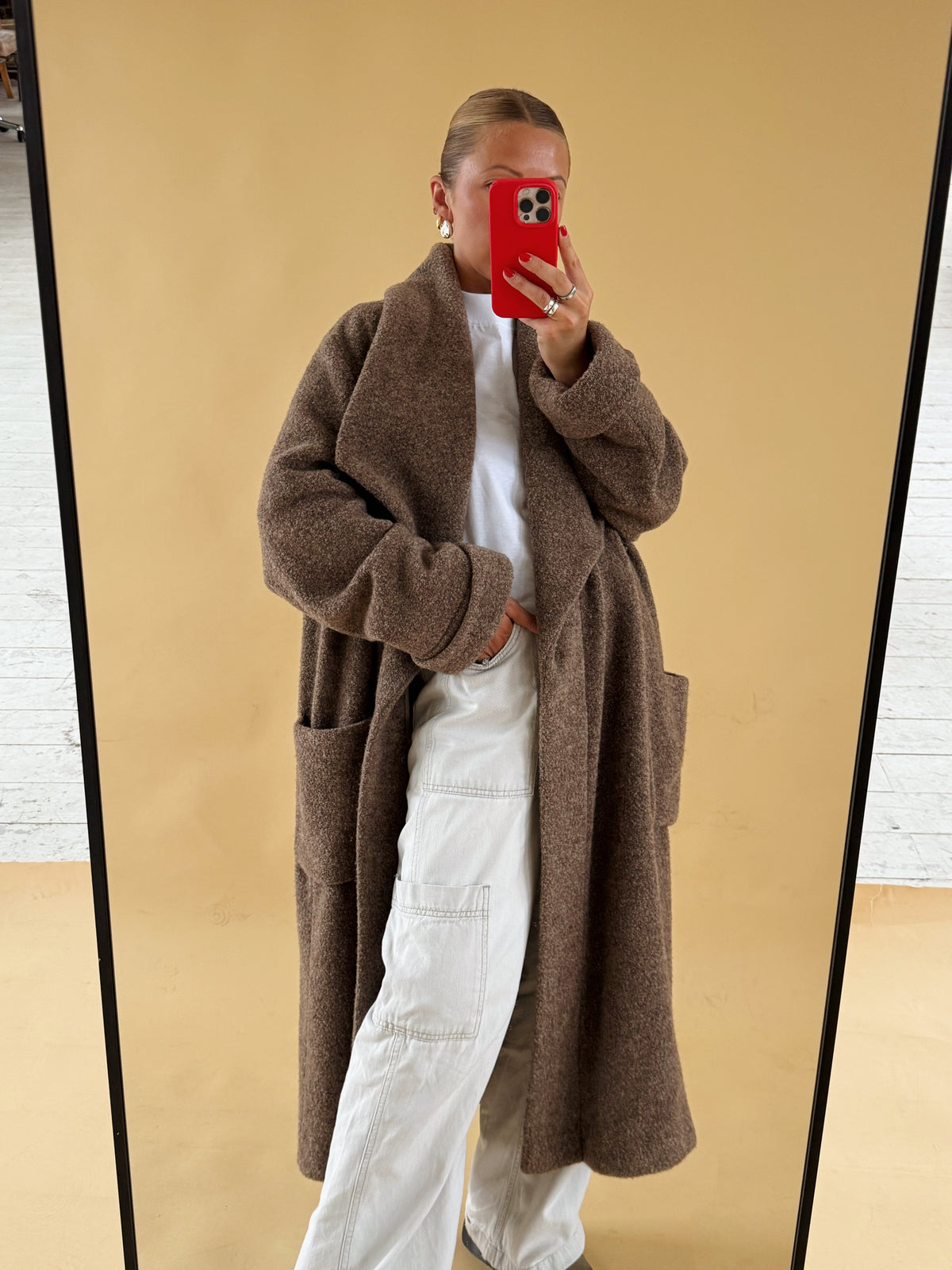 Vintage St Michael Wool Snuggle Coat - One Size