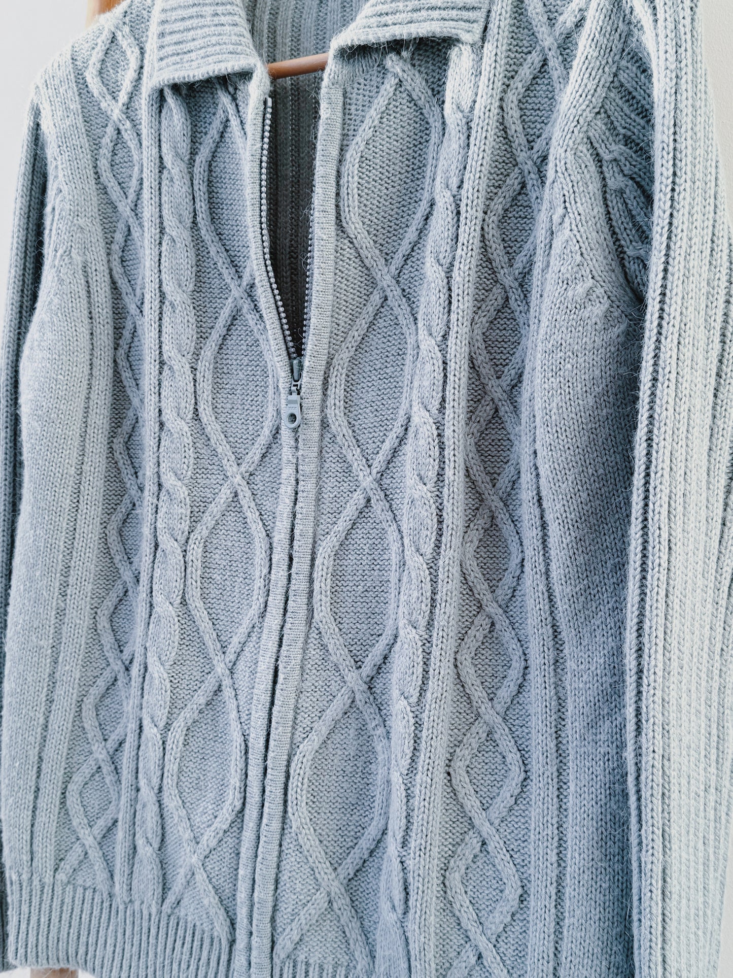 Bluey/Grey Vintage Zip-Up - Size 12-16