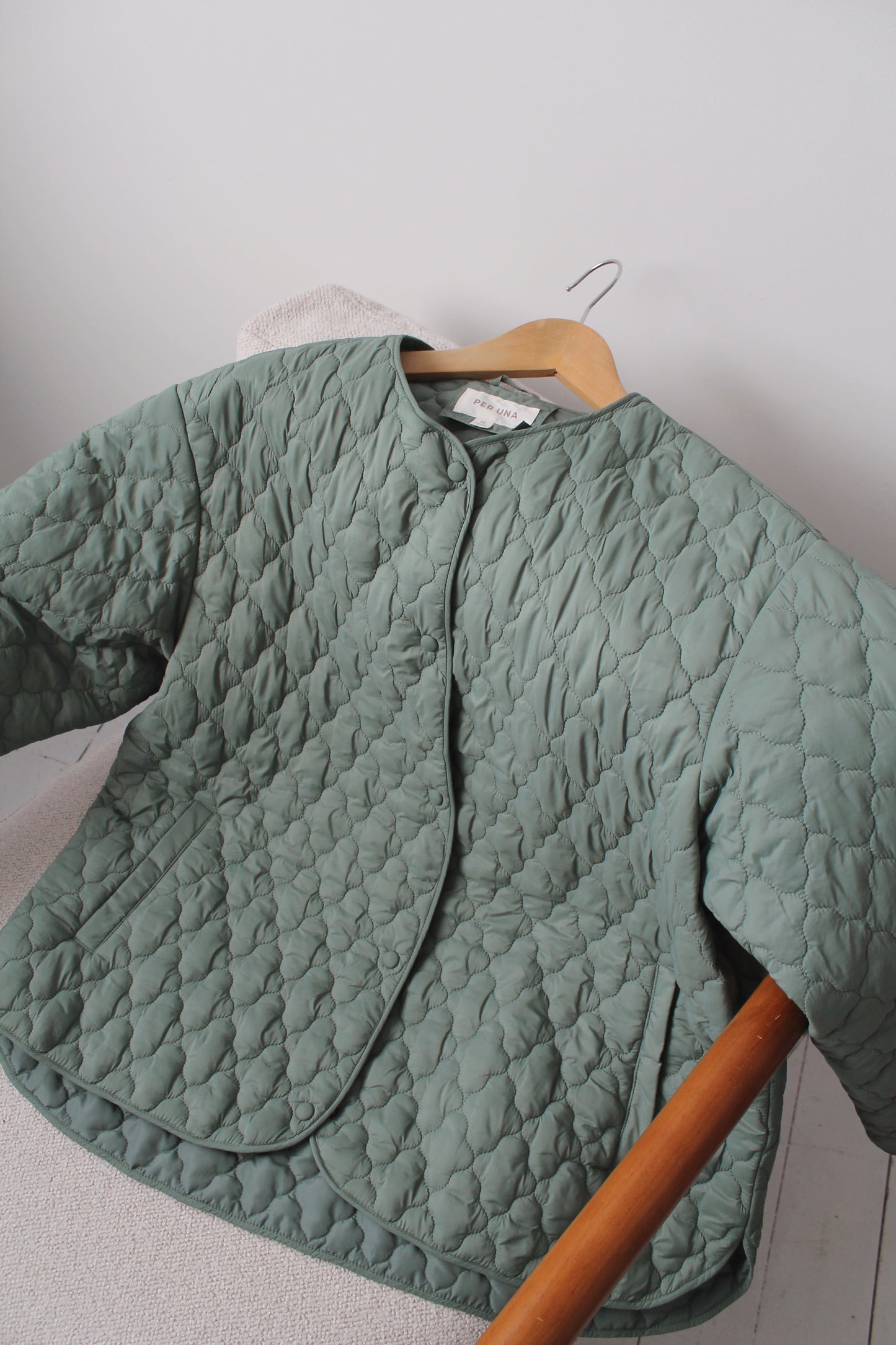 Sage Green Coat - Size 16