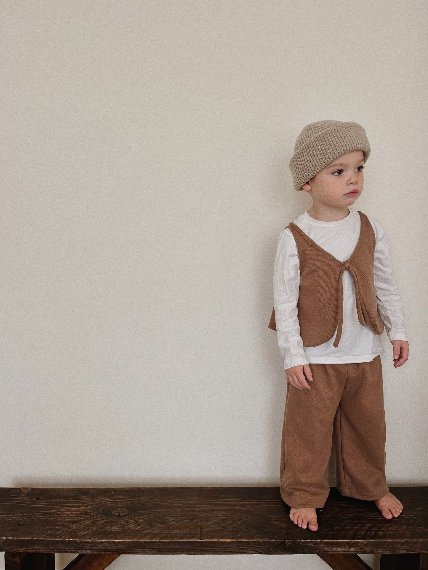 Kids’ Camel Tie Vest - Age 4-5
