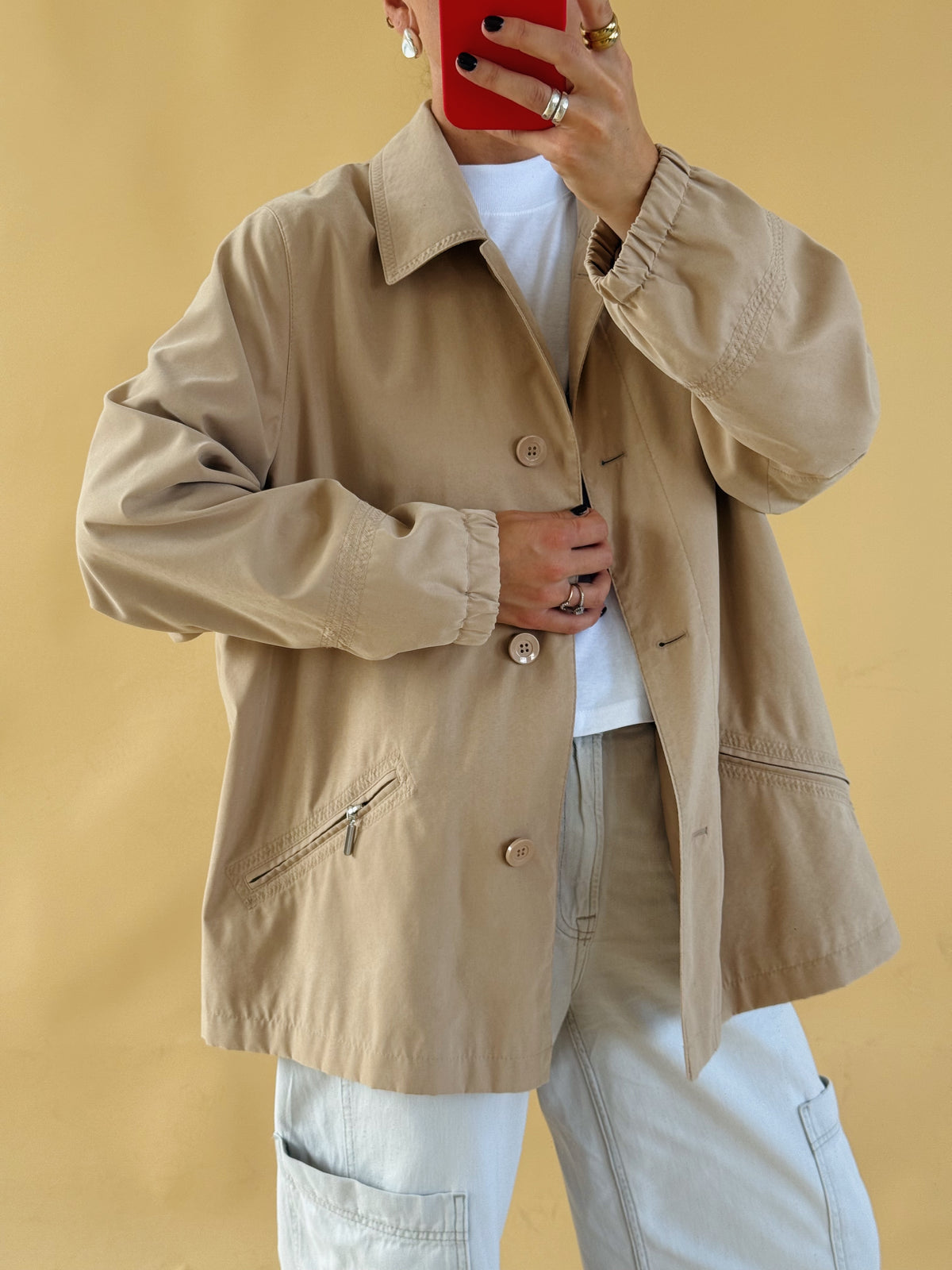 Lightweight Trench - Free Size