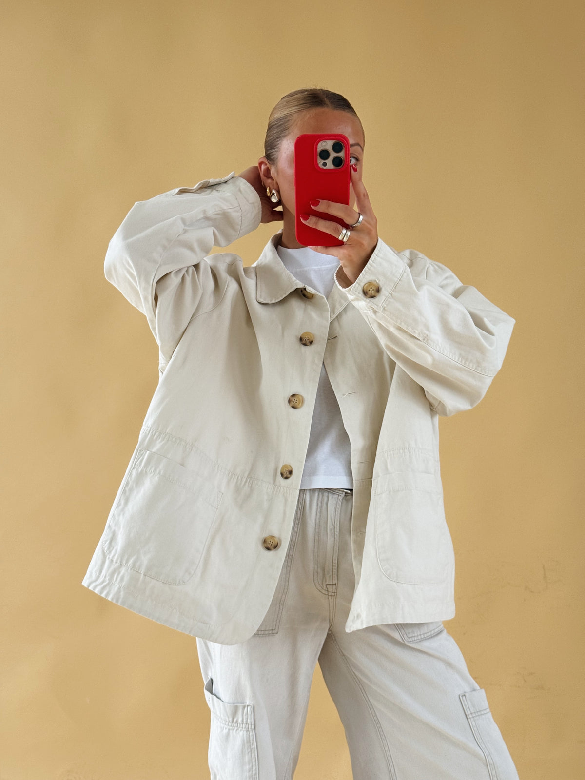Cream Jacket - XL-2XL