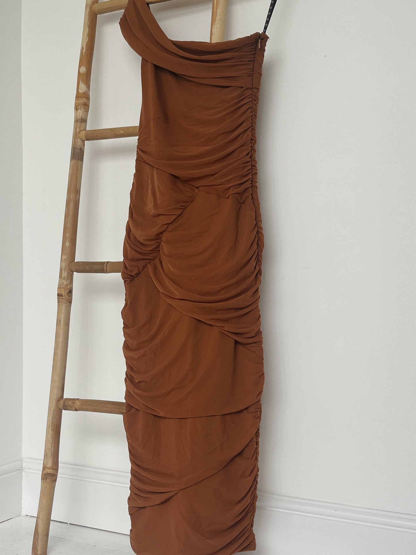 Burnt Orange Maxi Dress - Size 10