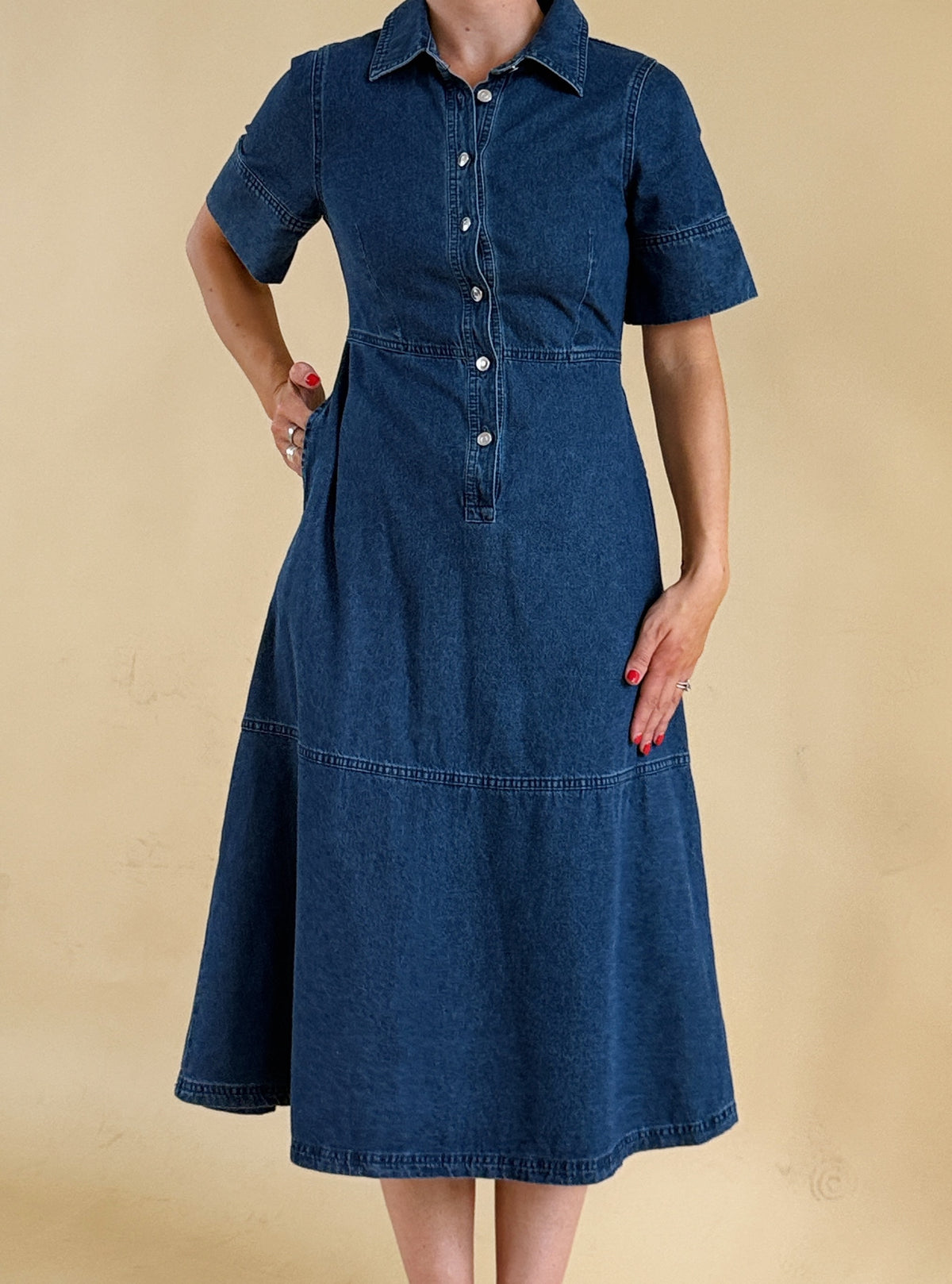 Denim Dress - Size 8