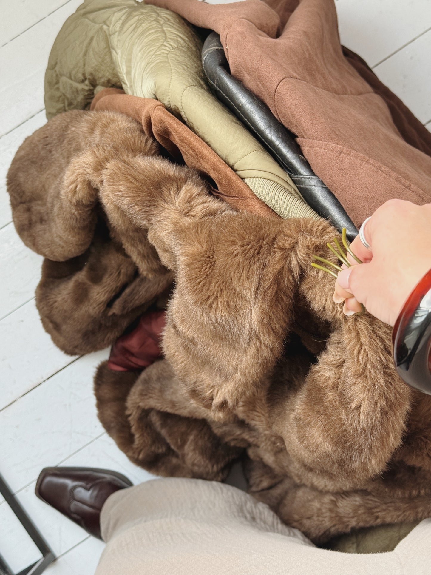 Faux Fur Jacket - Free Size