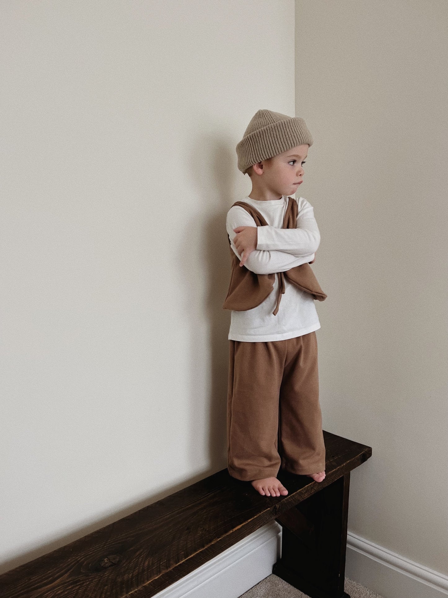 Kids’ Camel Tie Vest - Age 4-5