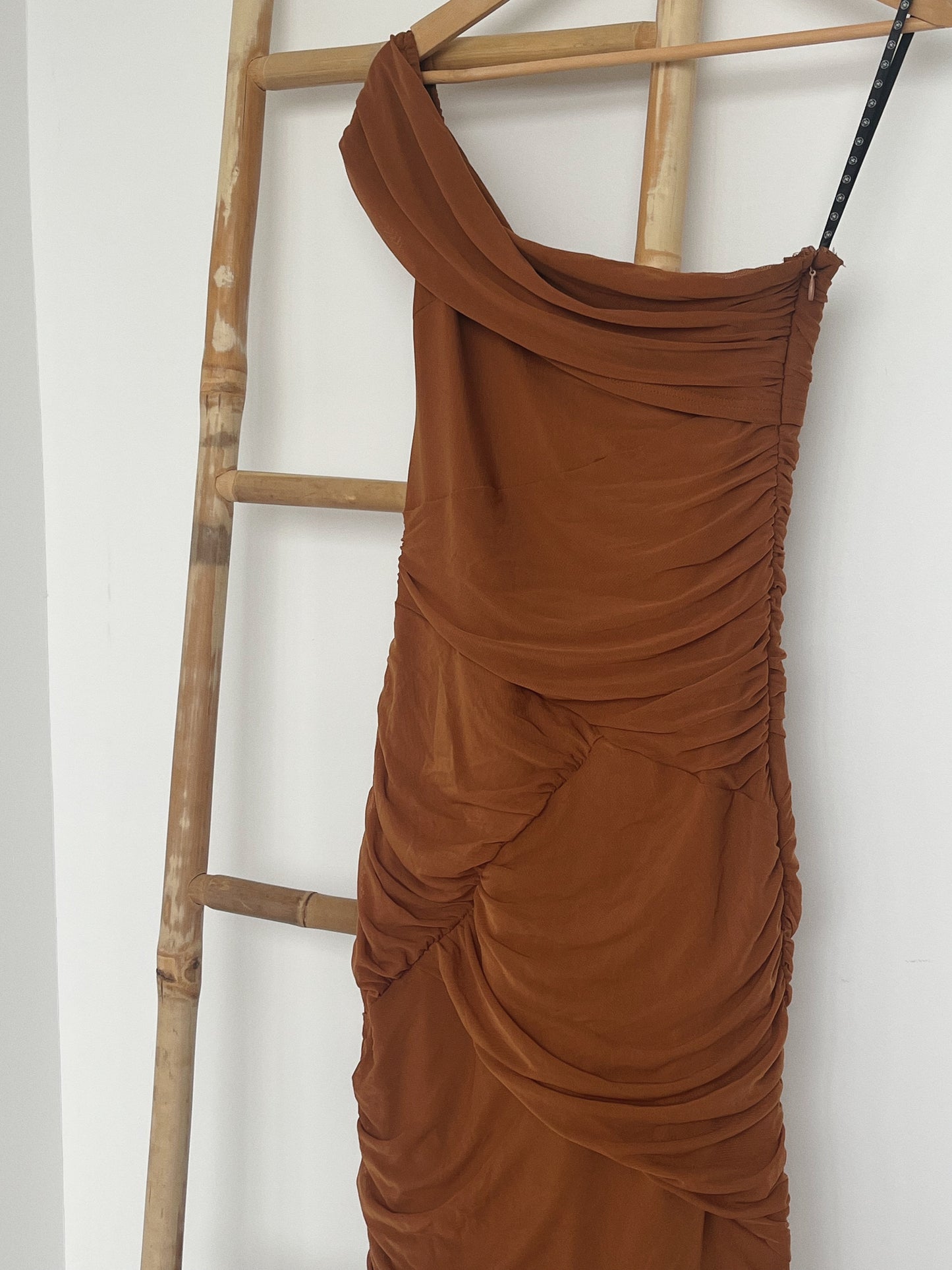 Burnt Orange Maxi Dress - Size 10