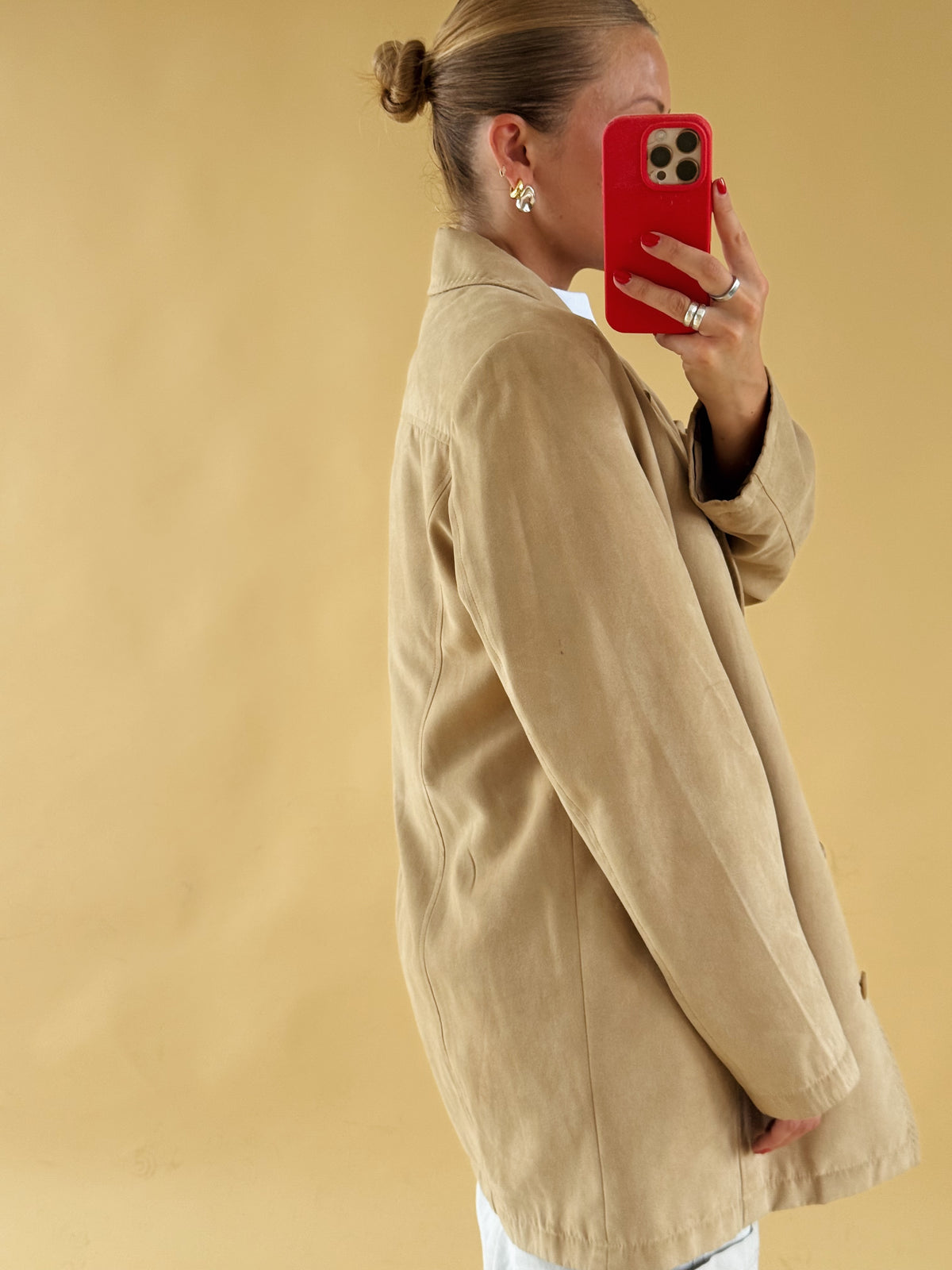 Tan Vintage Jacket - Free Size 8-14
