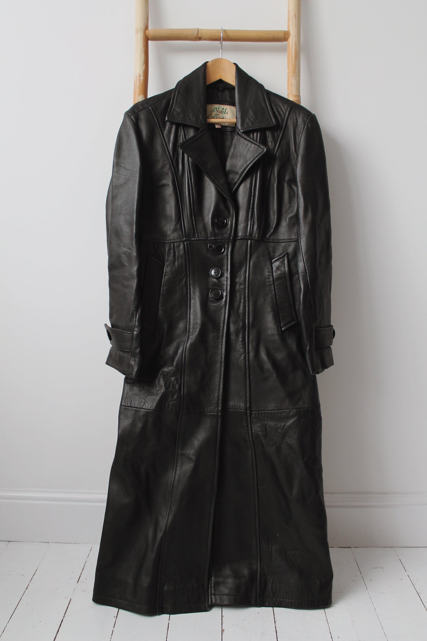 Vintage Leather Trench - Size 6-10