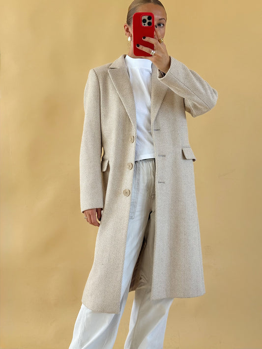 Wool Blend Coat - Size 8-10