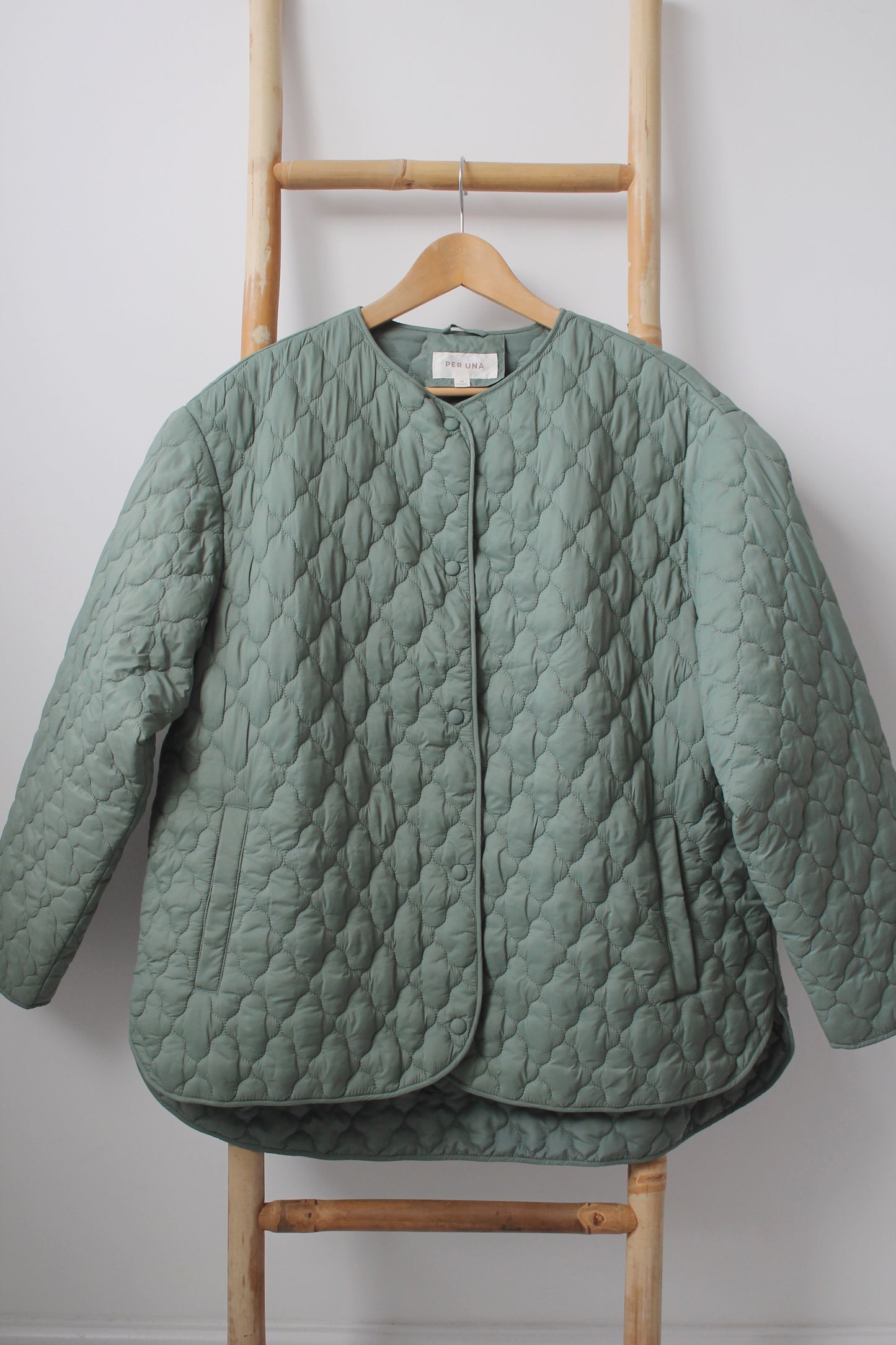 Sage Green Coat - Size 16