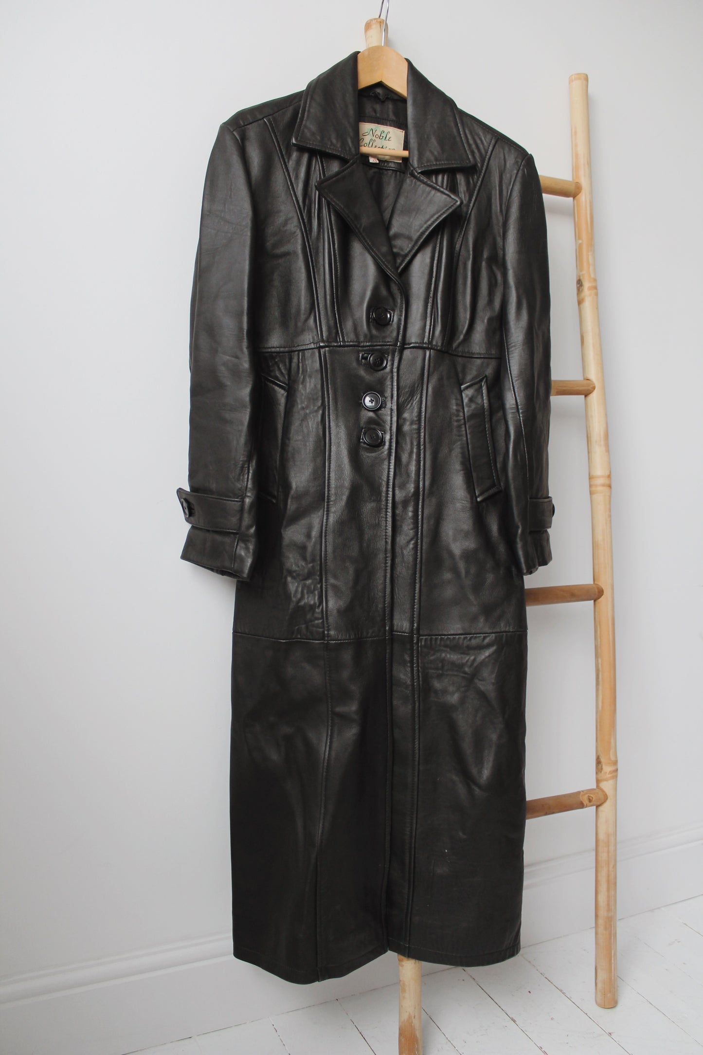 Vintage Leather Trench - Size 6-10