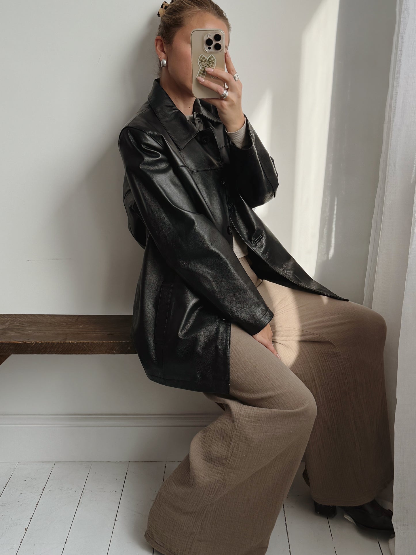 Real Leather Jacket - Size 8-14