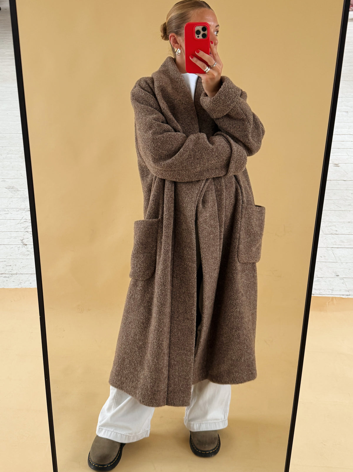 Vintage St Michael Wool Snuggle Coat - One Size