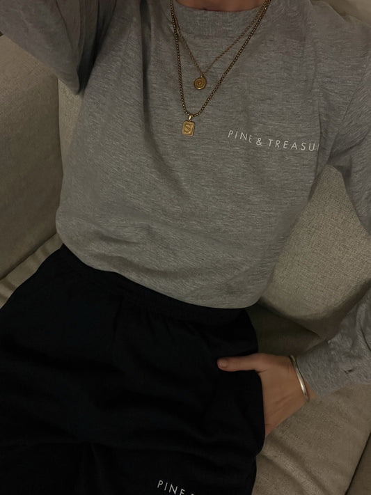 Long Sleeve Grey Tee