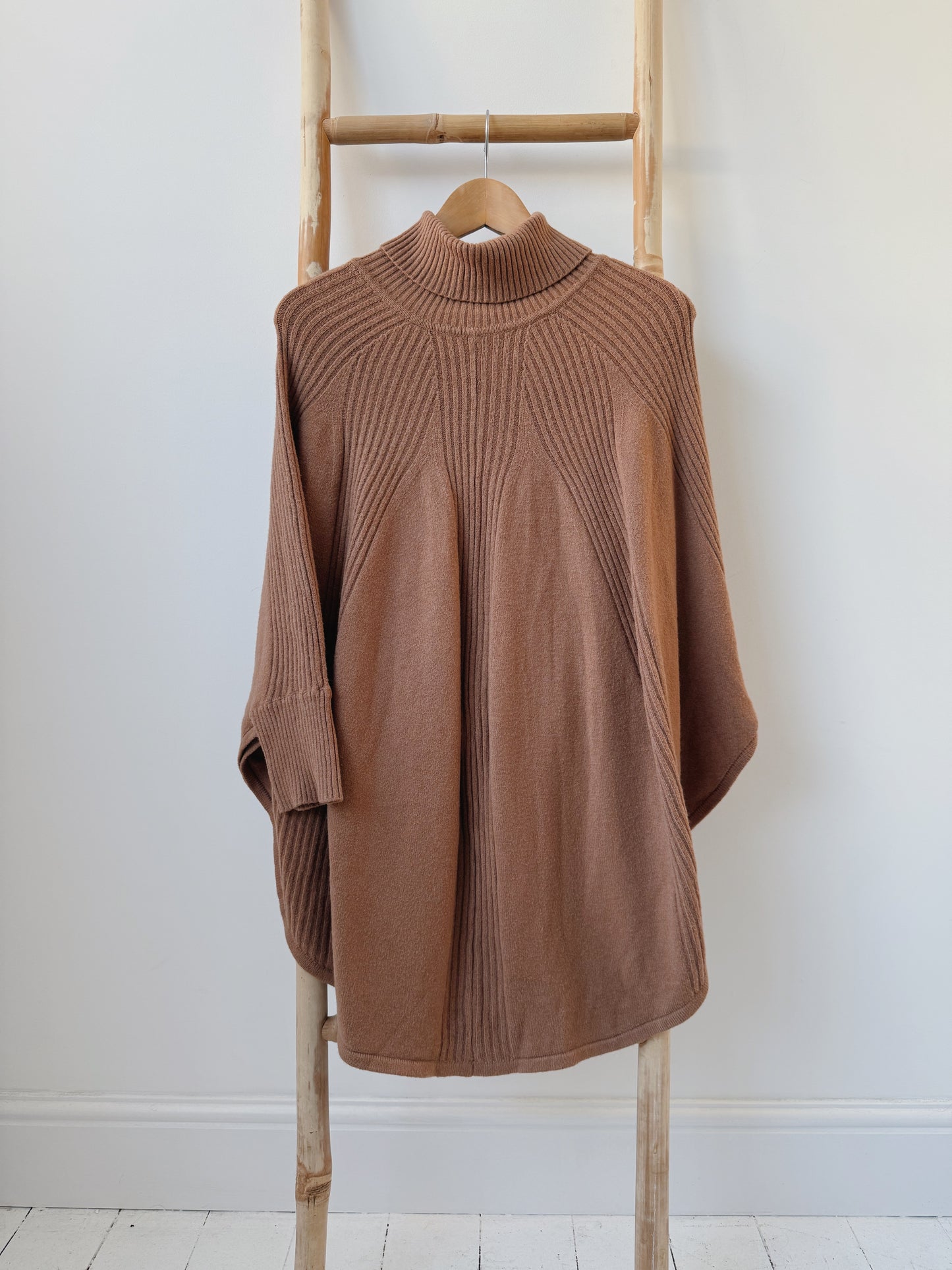 Tan Cape Jumper - Free Size