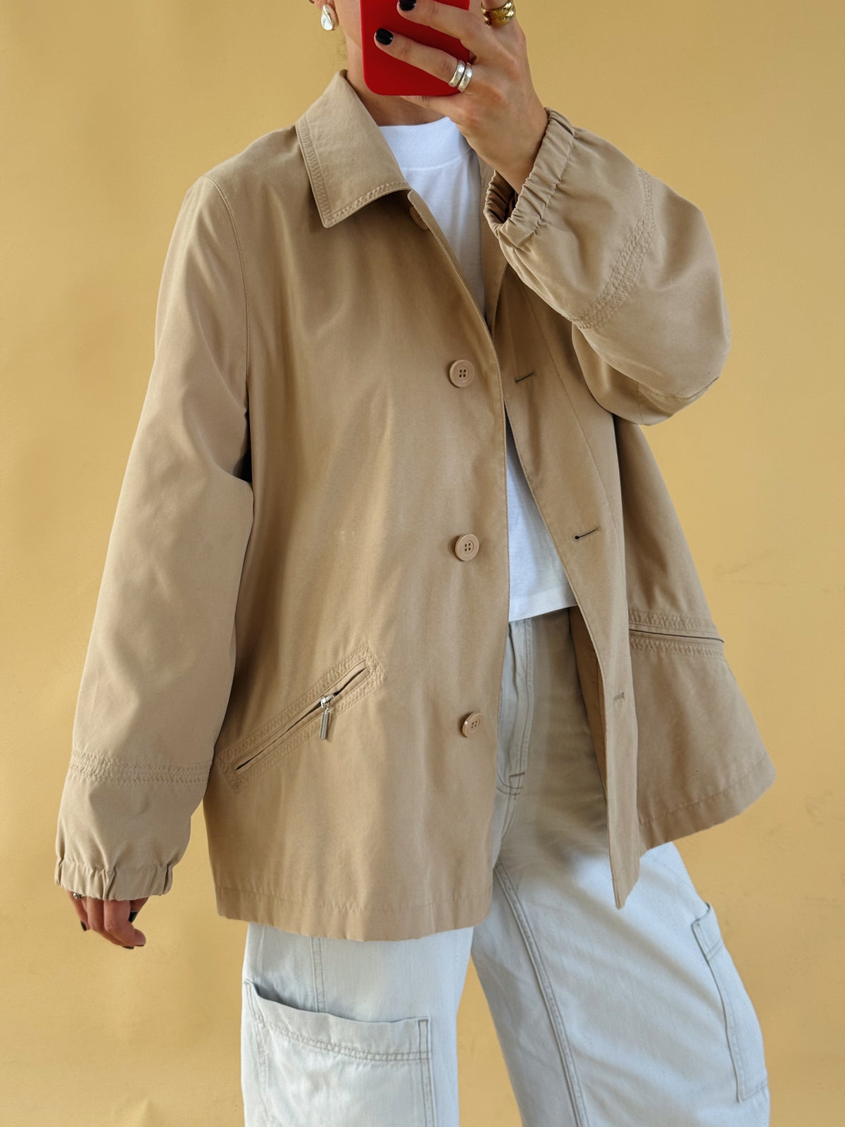Lightweight Trench - Free Size