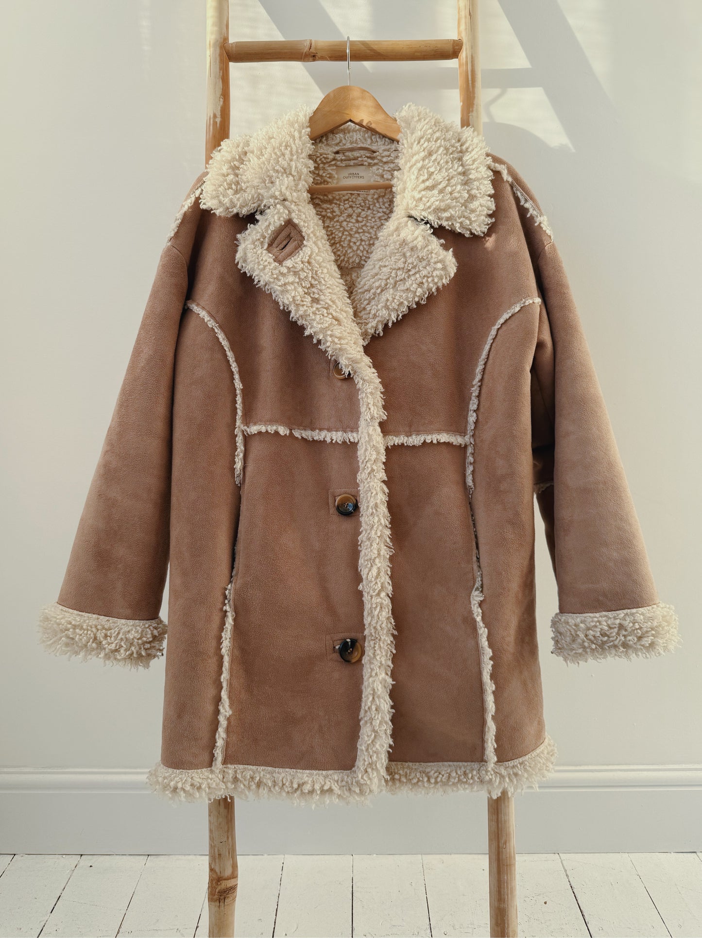Faux Shearling Coat - Size 10-14