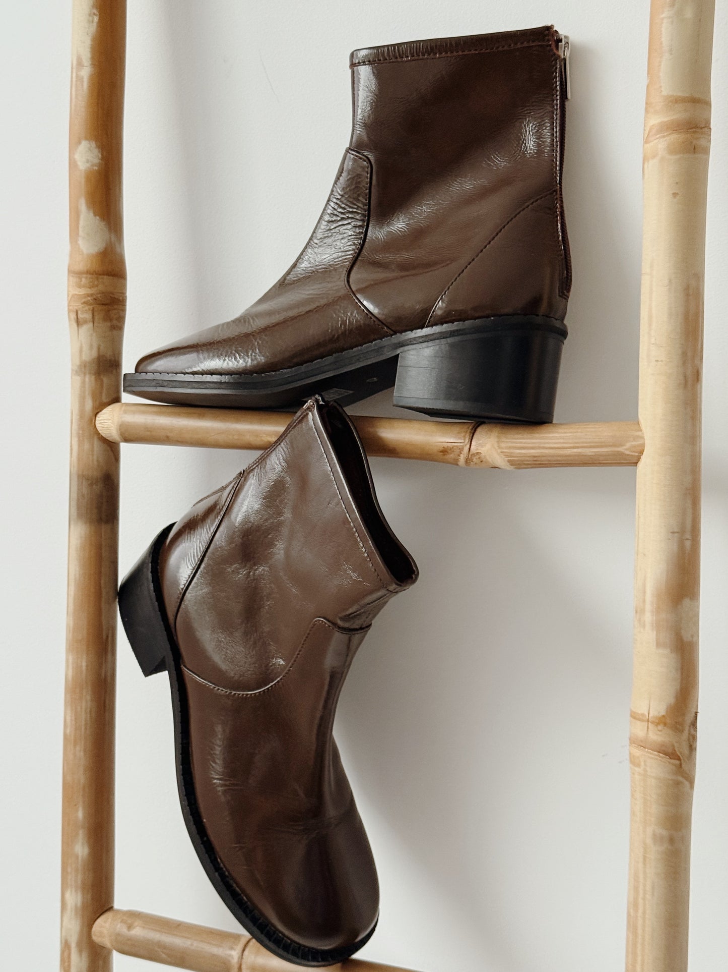 Real Leather Boots - Size 6.5/7