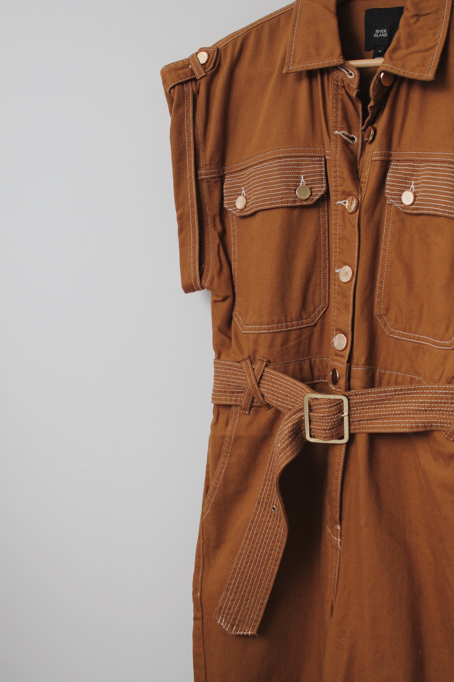 Denim River Island Jumpsuit - Size 12