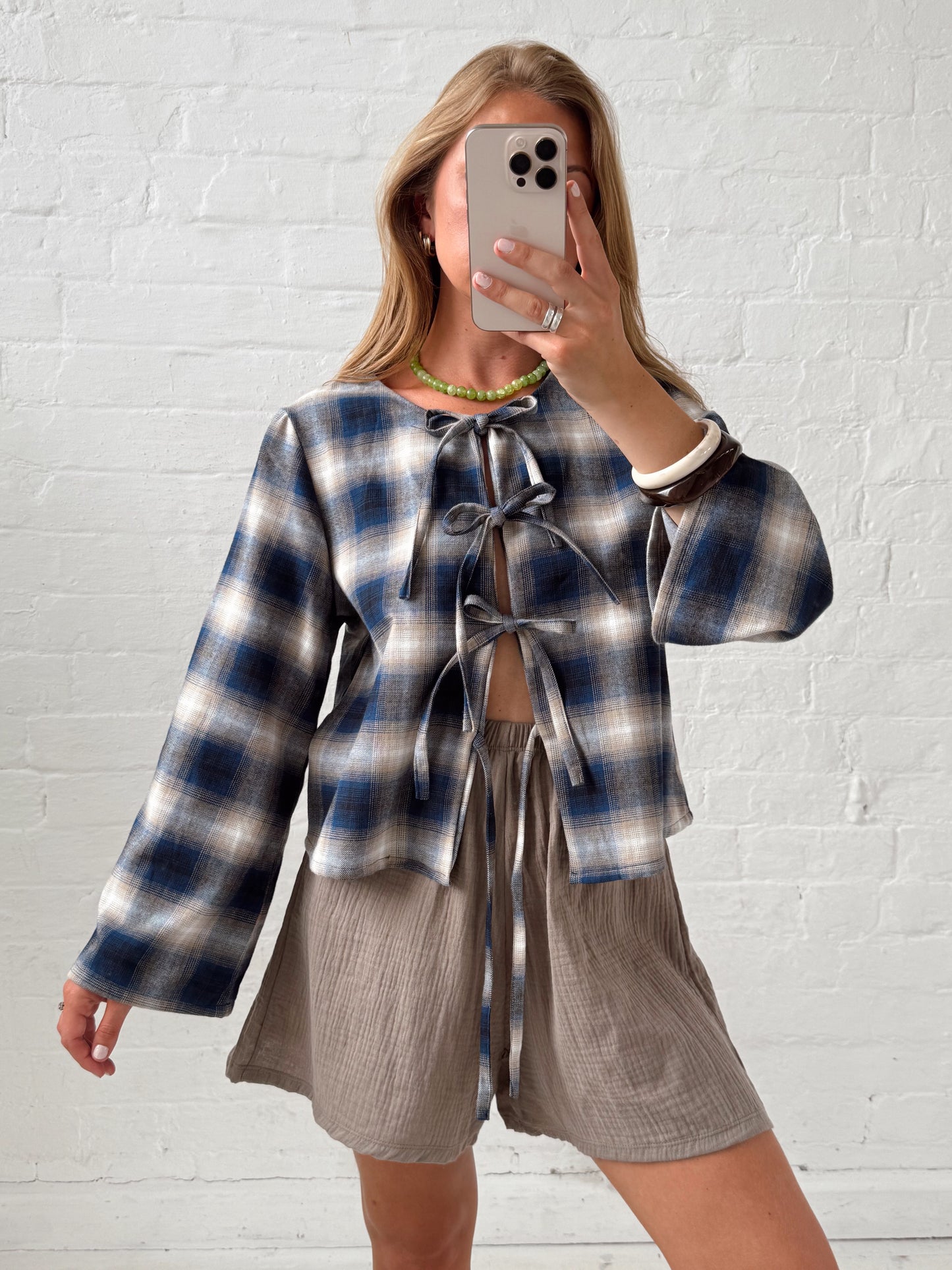 Tie Top & Treasure Shorts Sets