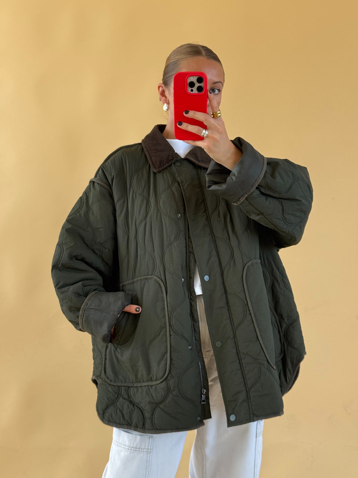 Quilted Coat - Size XL