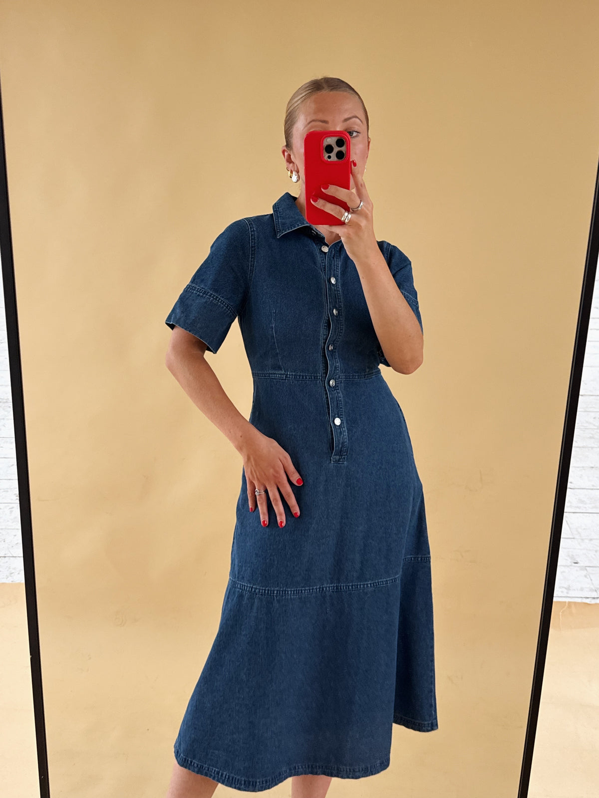 Denim Dress - Size 8