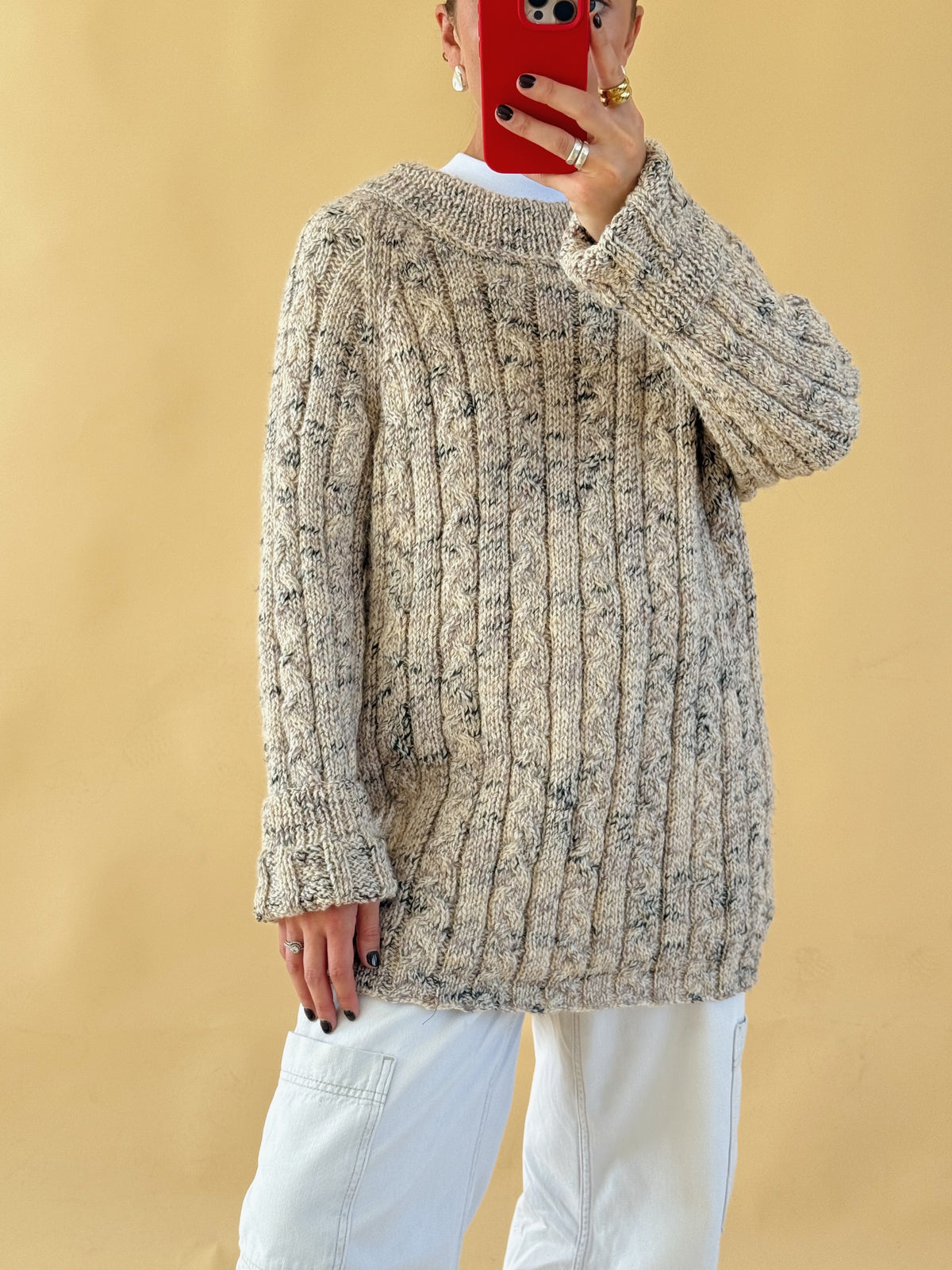 Homeknit Wool Jumper - Free Size