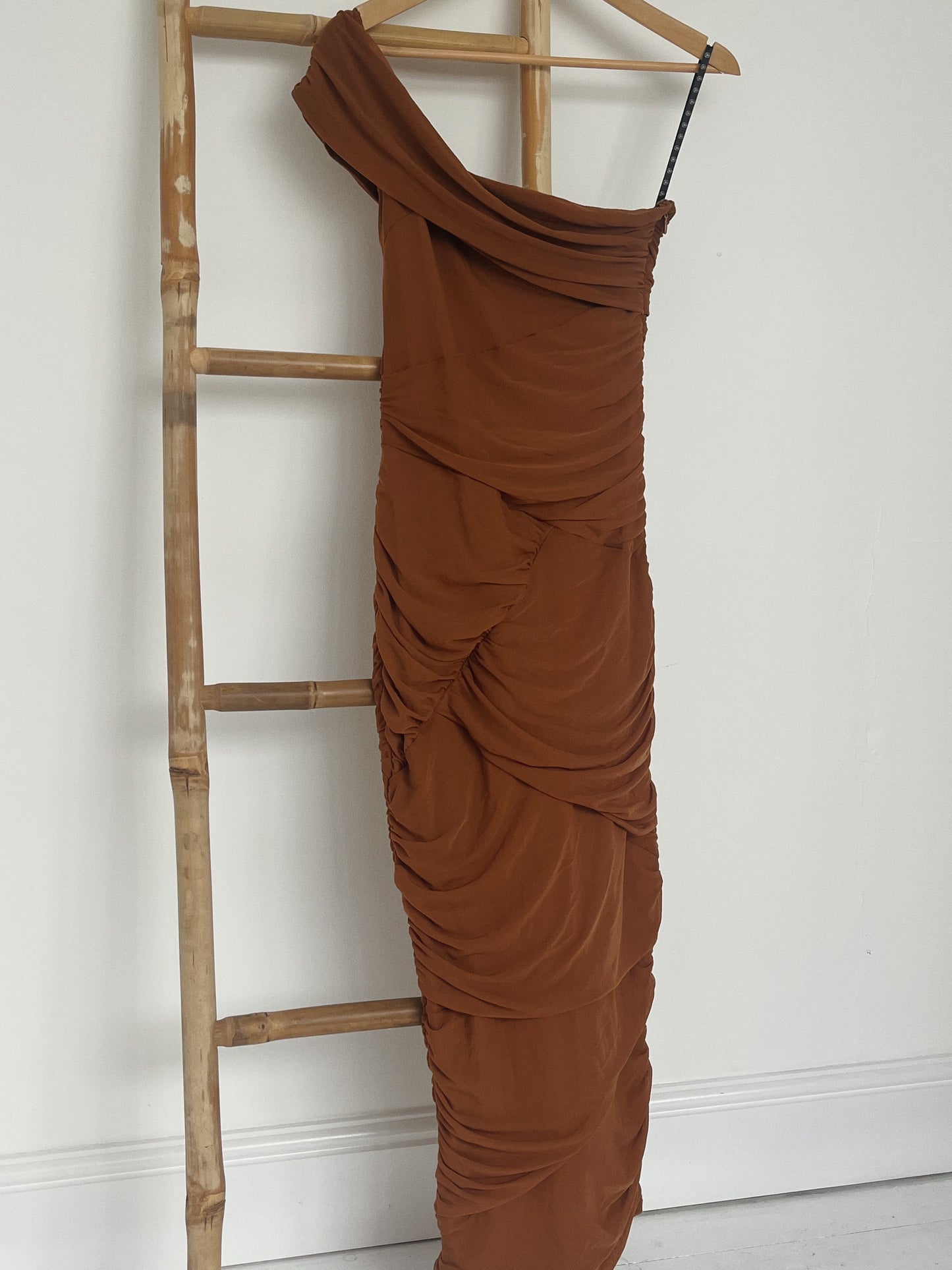 Burnt Orange Maxi Dress - Size 10