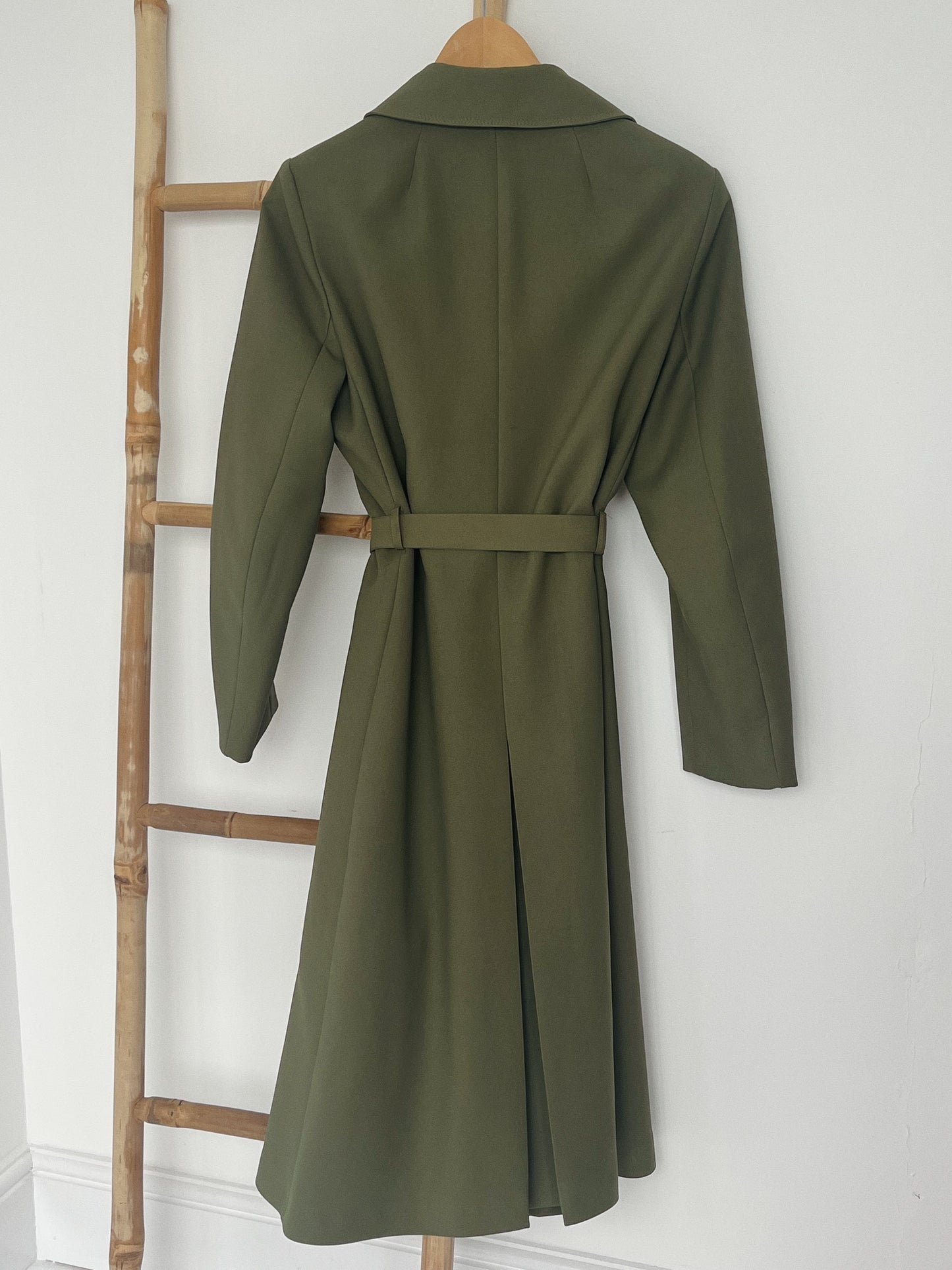 Khaki Trench Coat - Size 10