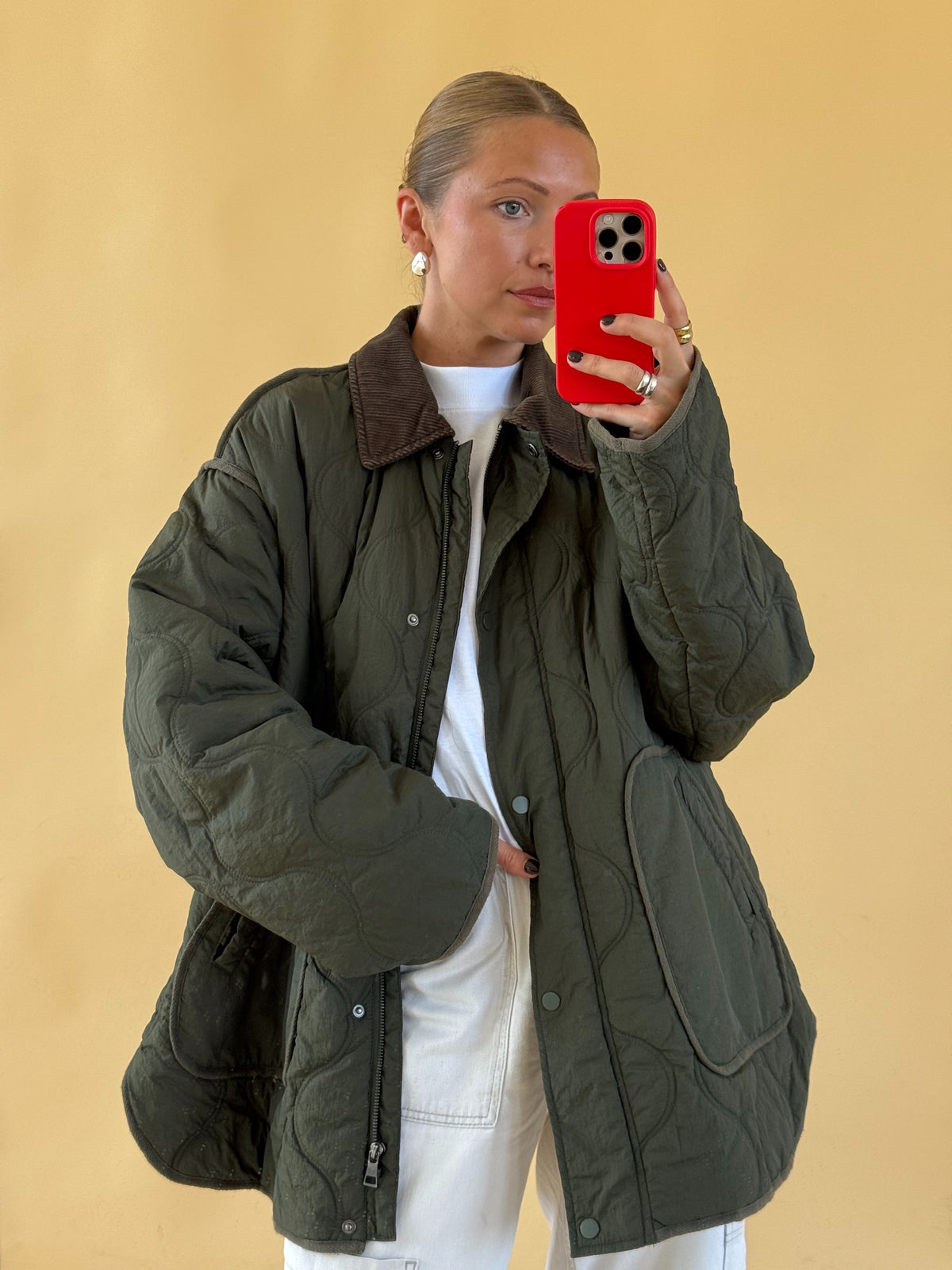 Quilted Coat - Size XL