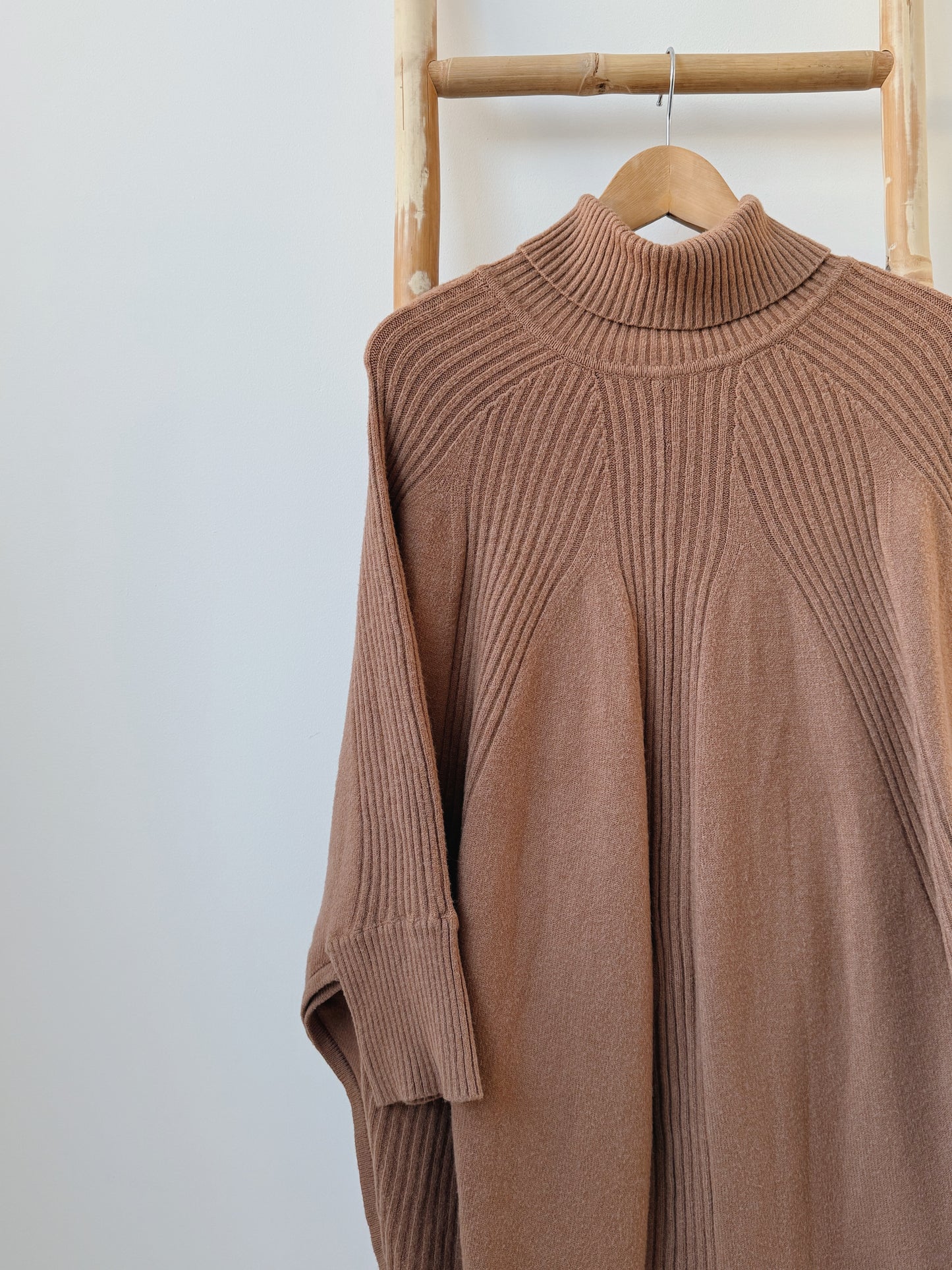 Tan Cape Jumper - Free Size