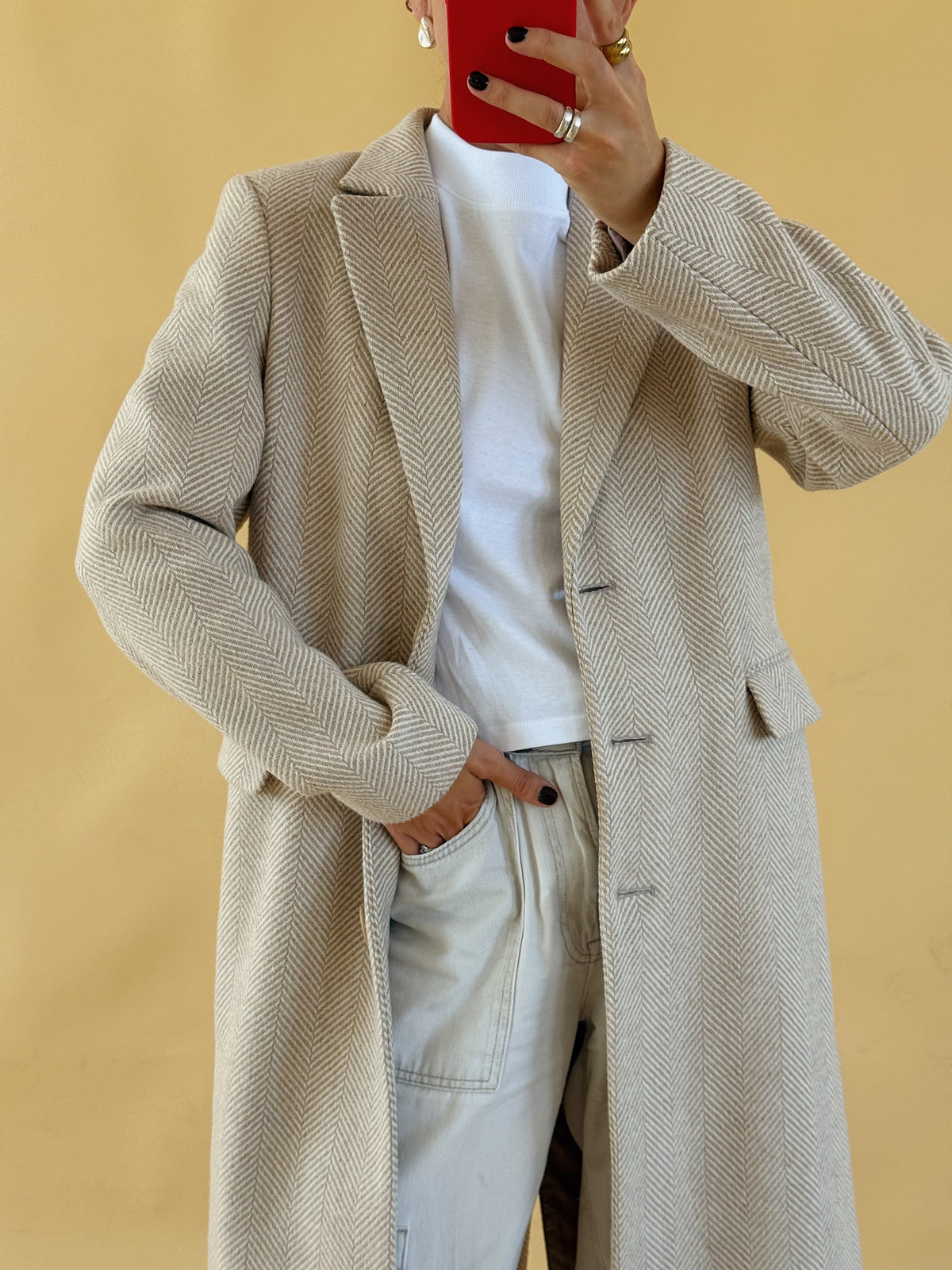 Wool Blend Coat - Size 8-10