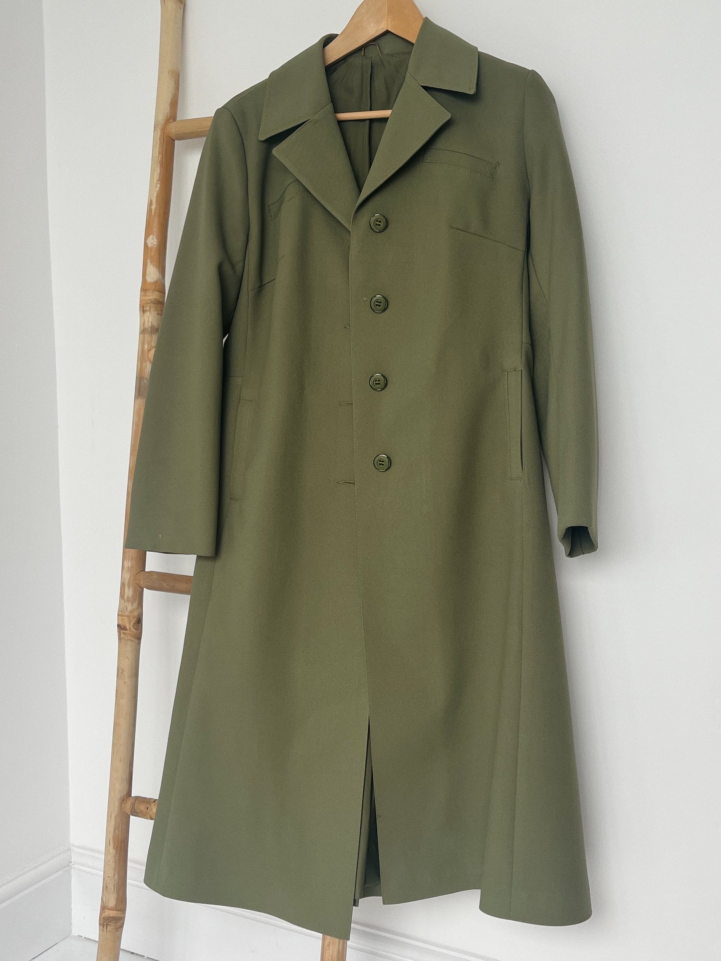 Khaki Trench Coat - Size 10