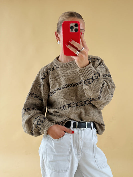 Vintage Knit Jumper - Size 8-14