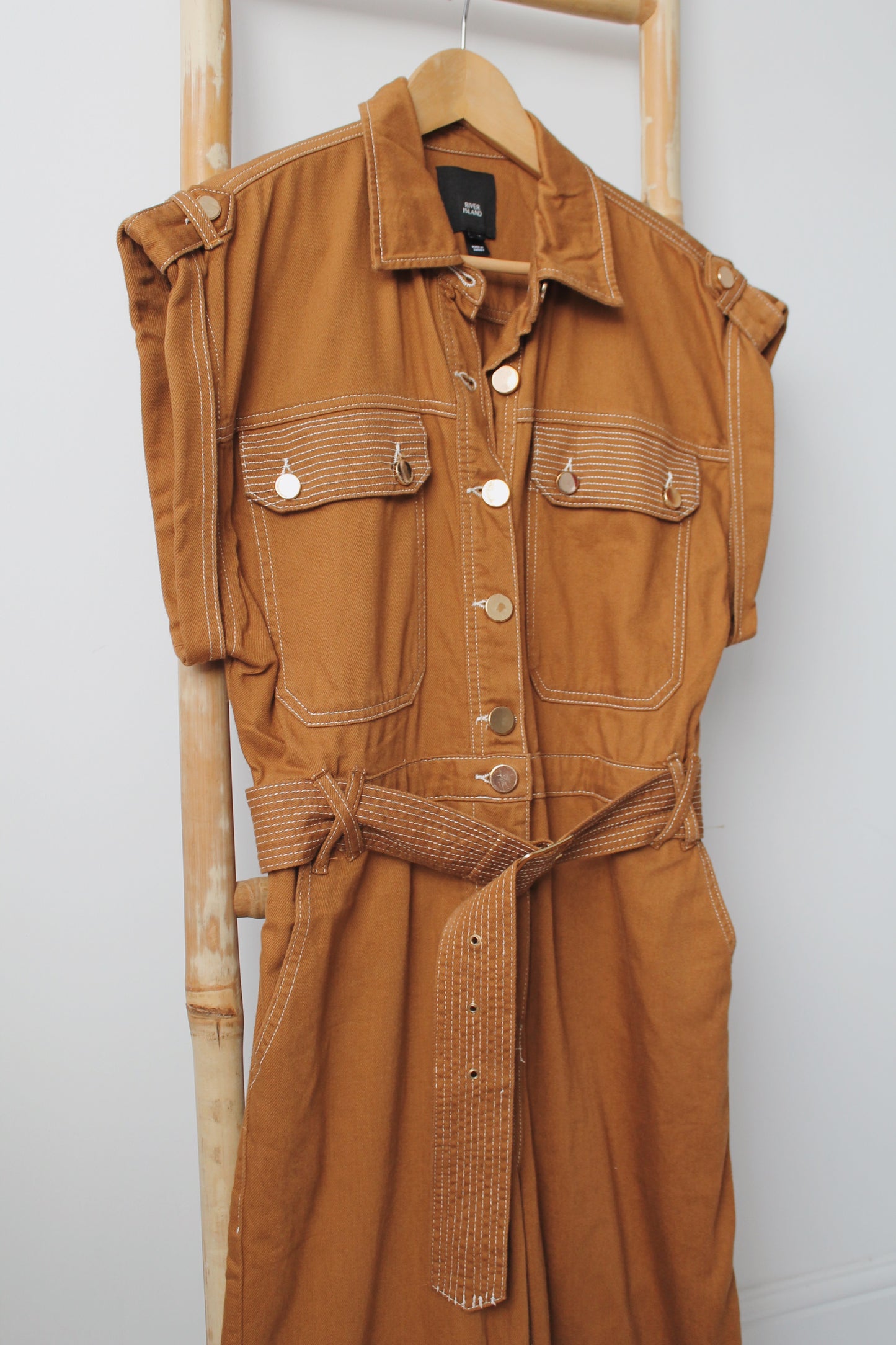 Denim River Island Jumpsuit - Size 12