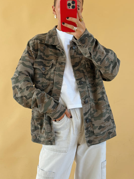 True Religion Camo Jacket - Size 10-14