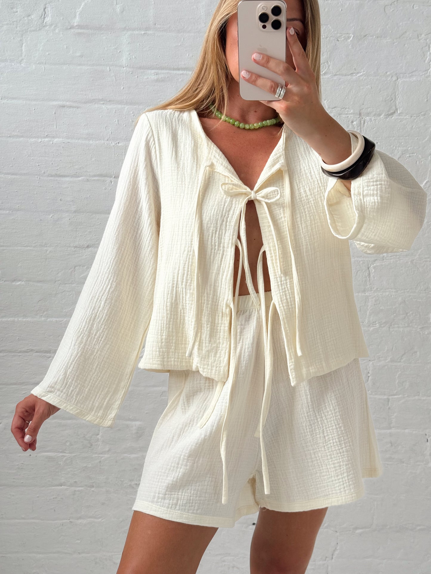 Tie Top & Treasure Shorts Sets