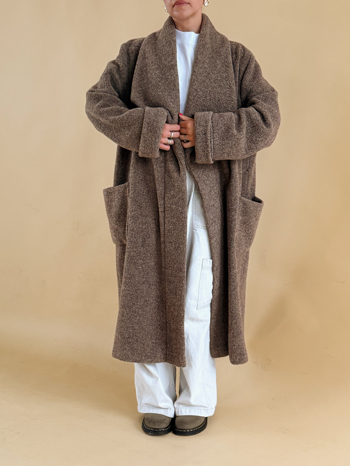 Vintage St Michael Wool Snuggle Coat - One Size