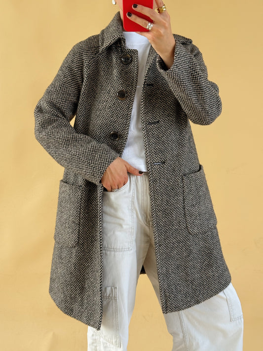 Wool Blend Coat - Size S