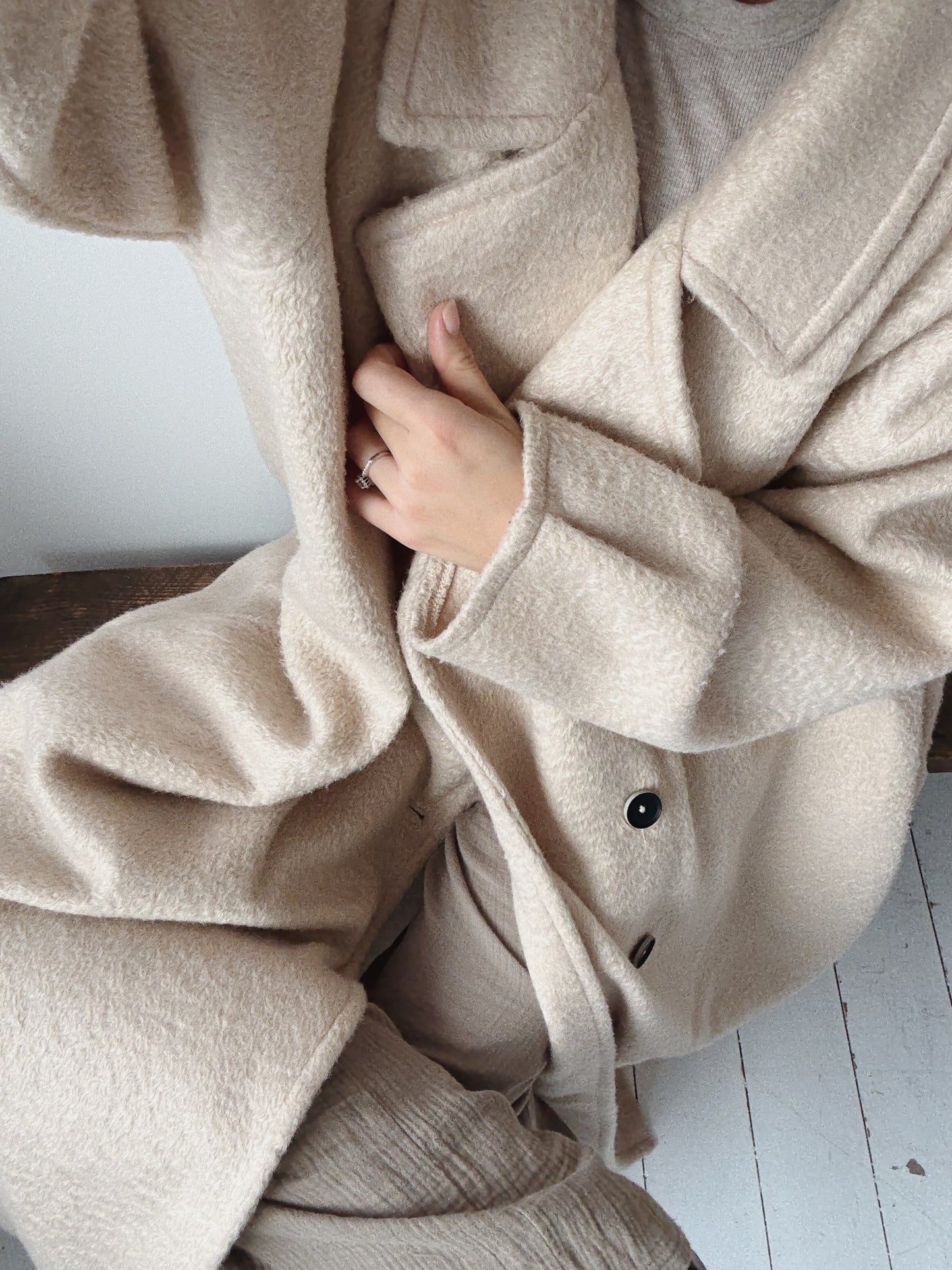 Soft Pinky/Beige Coat - Size 18-24