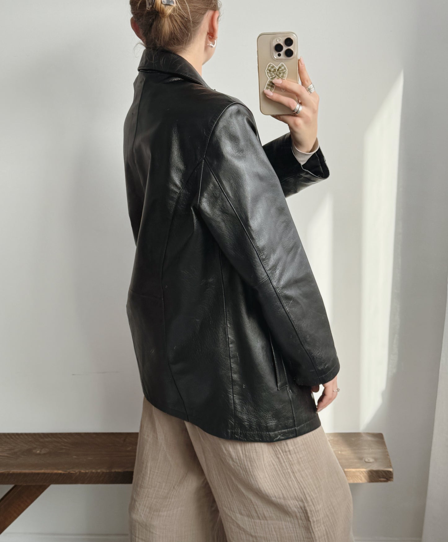 Real Leather Jacket - Size 8-14