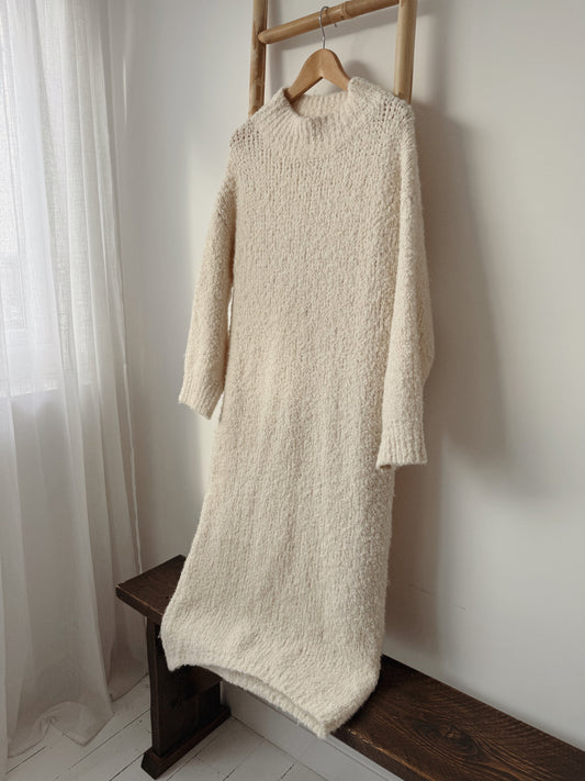 Cream Jumper Dress - Size 10-12